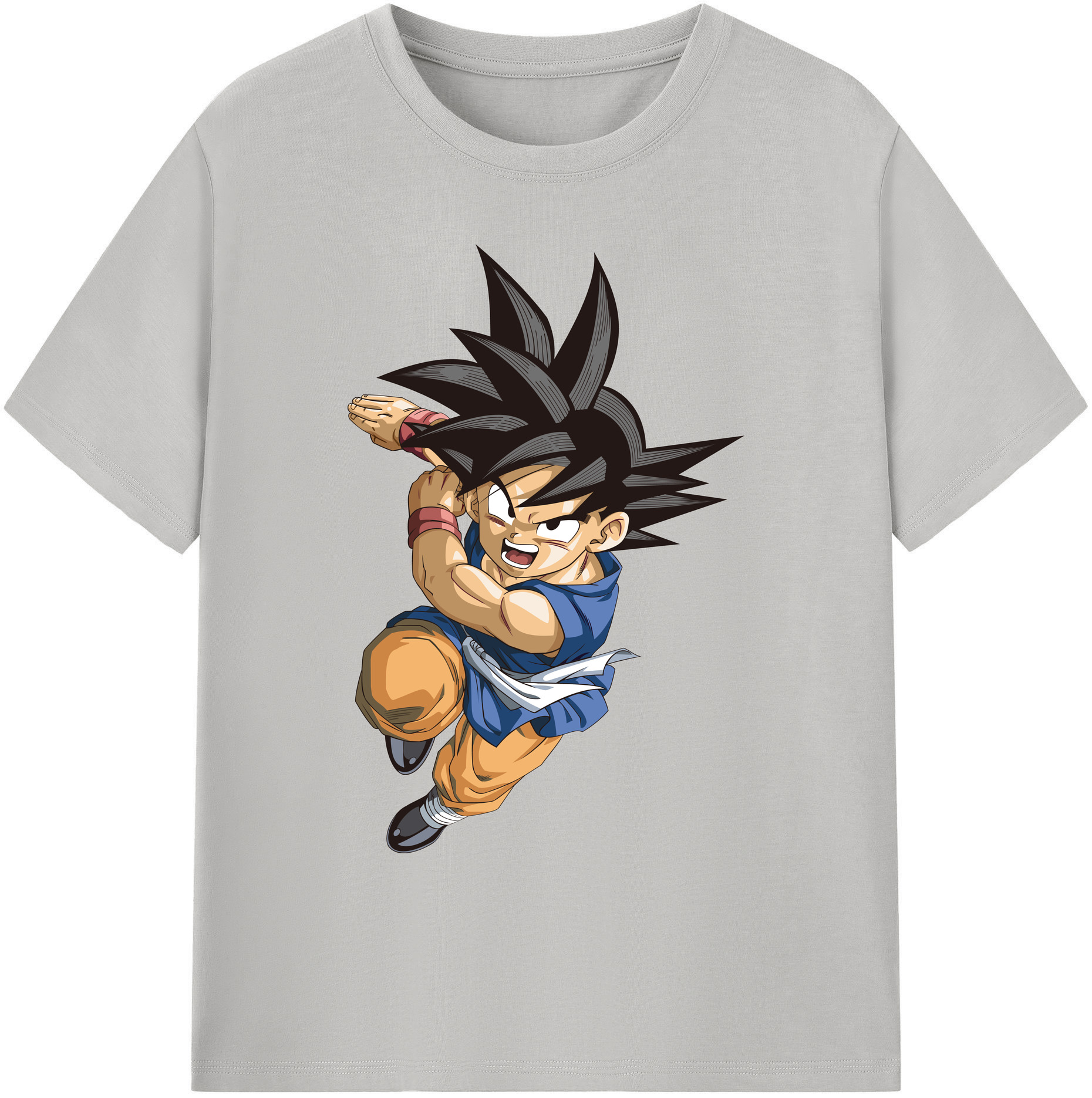 （画像用） ドラゴンボール 孫悟空（そん ごくう）Son Goku カカロット DRAGON BALL Kakarotto 綿100％ メンズ半袖Tシャツ｜肌触りやわらか＆通気性