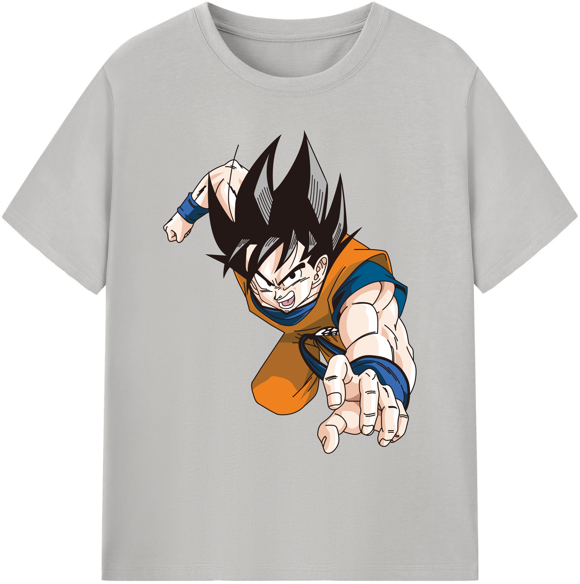 （画像用） ドラゴンボール 孫悟空（そん ごくう）Son Goku カカロット DRAGON BALL Kakarotto 綿100％ メンズ半袖Tシャツ｜肌触りやわらか＆通気性