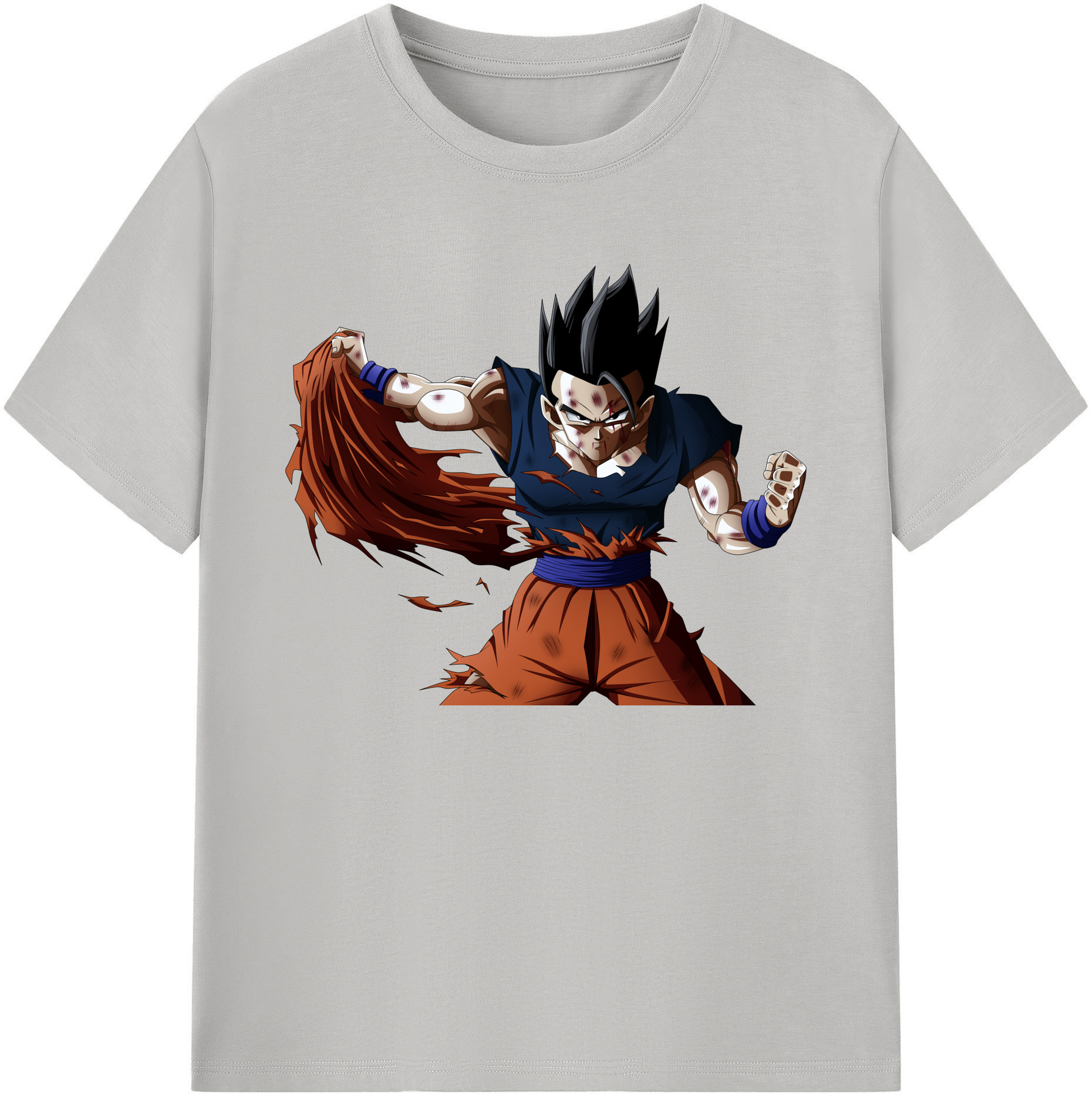 （画像用） ドラゴンボール ベジータ四世（Bejīta Yonsei）DRAGON BALL Vegeta IV 綿100％ メンズ半袖Tシャツ｜肌触りやわらか＆通気性