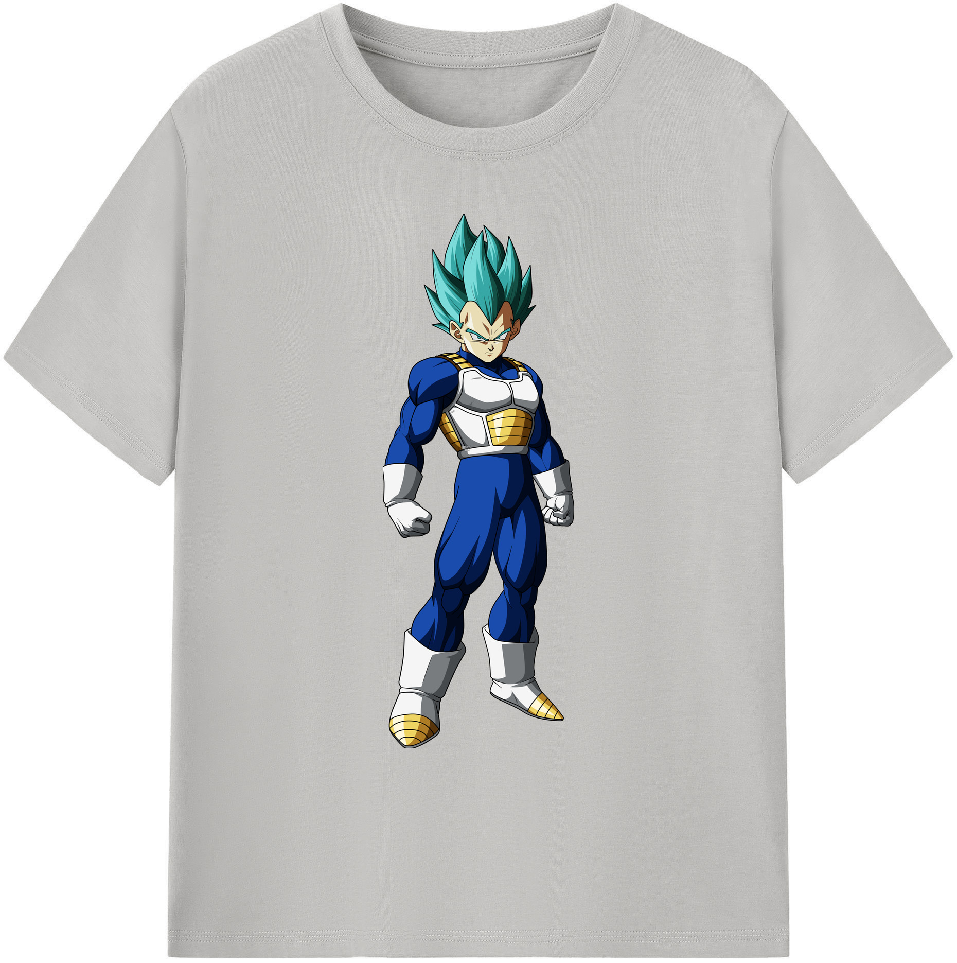 （画像用） ドラゴンボール ベジータ四世（Bejīta Yonsei）DRAGON BALL Vegeta IV 綿100％ メンズ半袖Tシャツ｜肌触りやわらか＆通気性