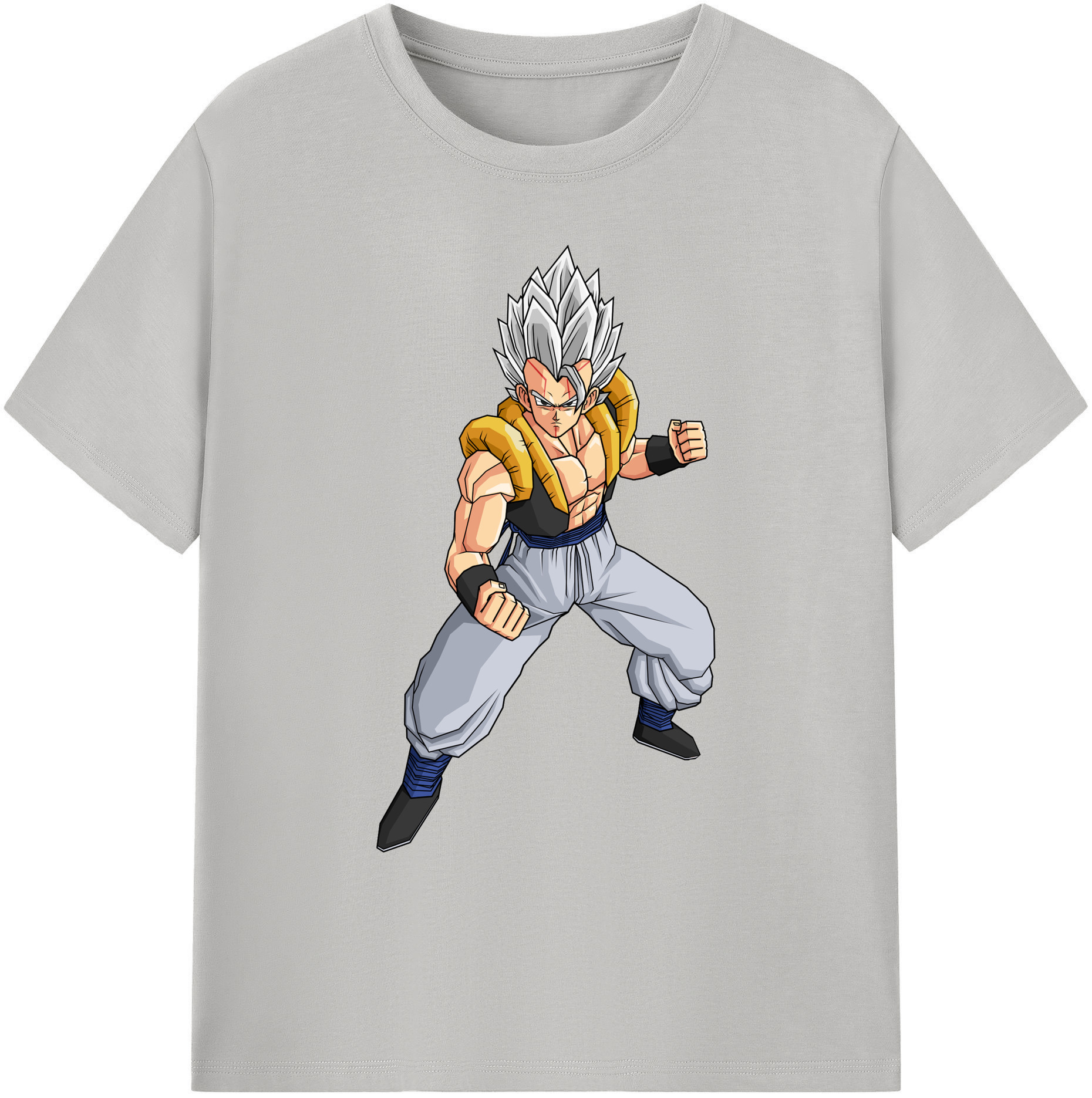 （画像用） ドラゴンボール ベジータ四世（Bejīta Yonsei）DRAGON BALL Vegeta IV 綿100％ メンズ半袖Tシャツ｜肌触りやわらか＆通気性