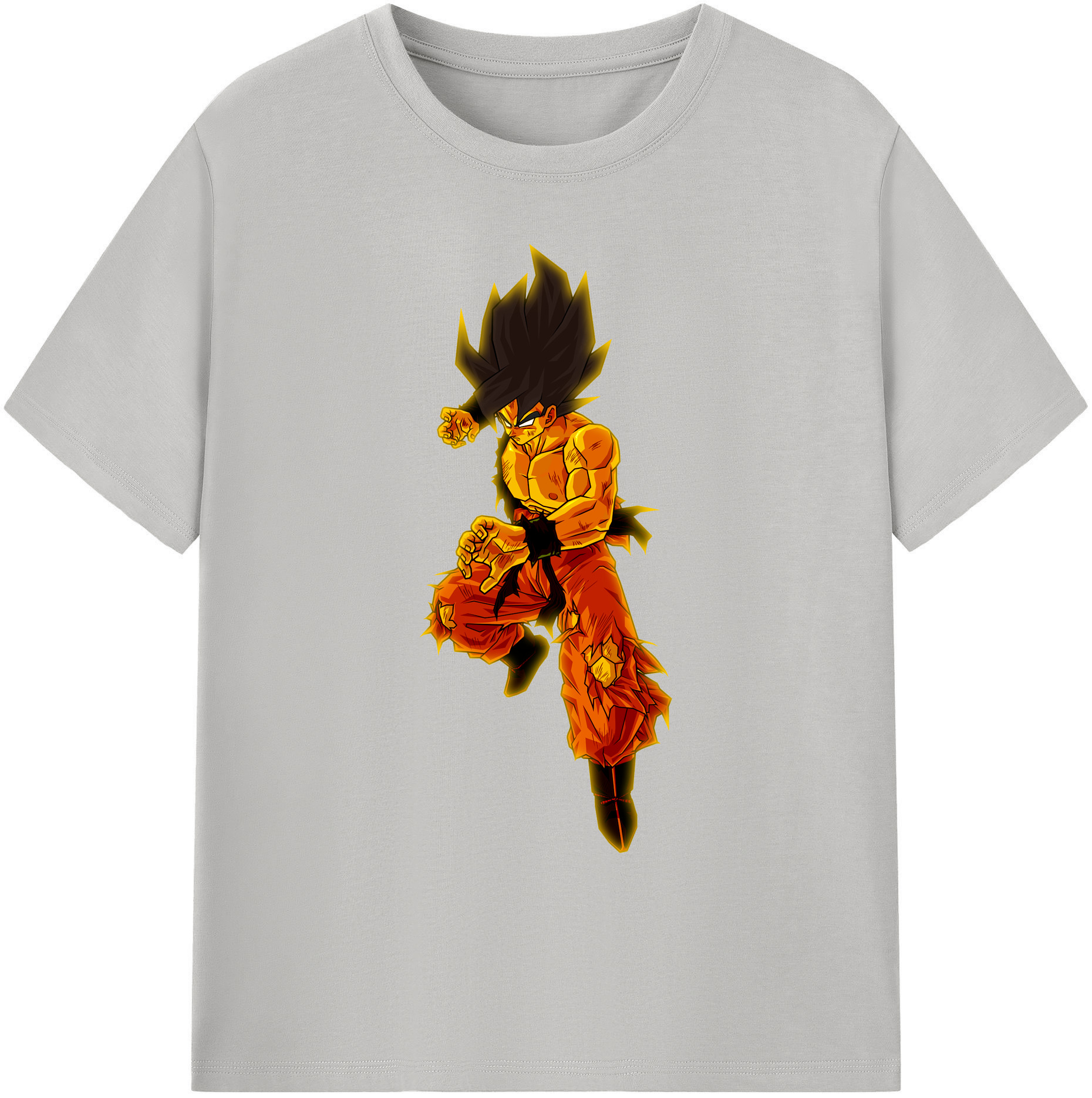 （画像用） ドラゴンボール 孫 悟飯（そんごはん）DRAGON BALL Son Gohan 綿100％ メンズ半袖Tシャツ｜肌触りやわらか＆通気性