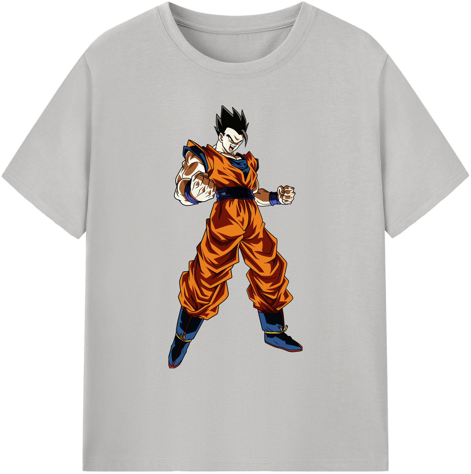 （画像用） ドラゴンボール 孫 悟飯（そんごはん）DRAGON BALL Son Gohan 綿100％ メンズ半袖Tシャツ｜肌触りやわらか＆通気性