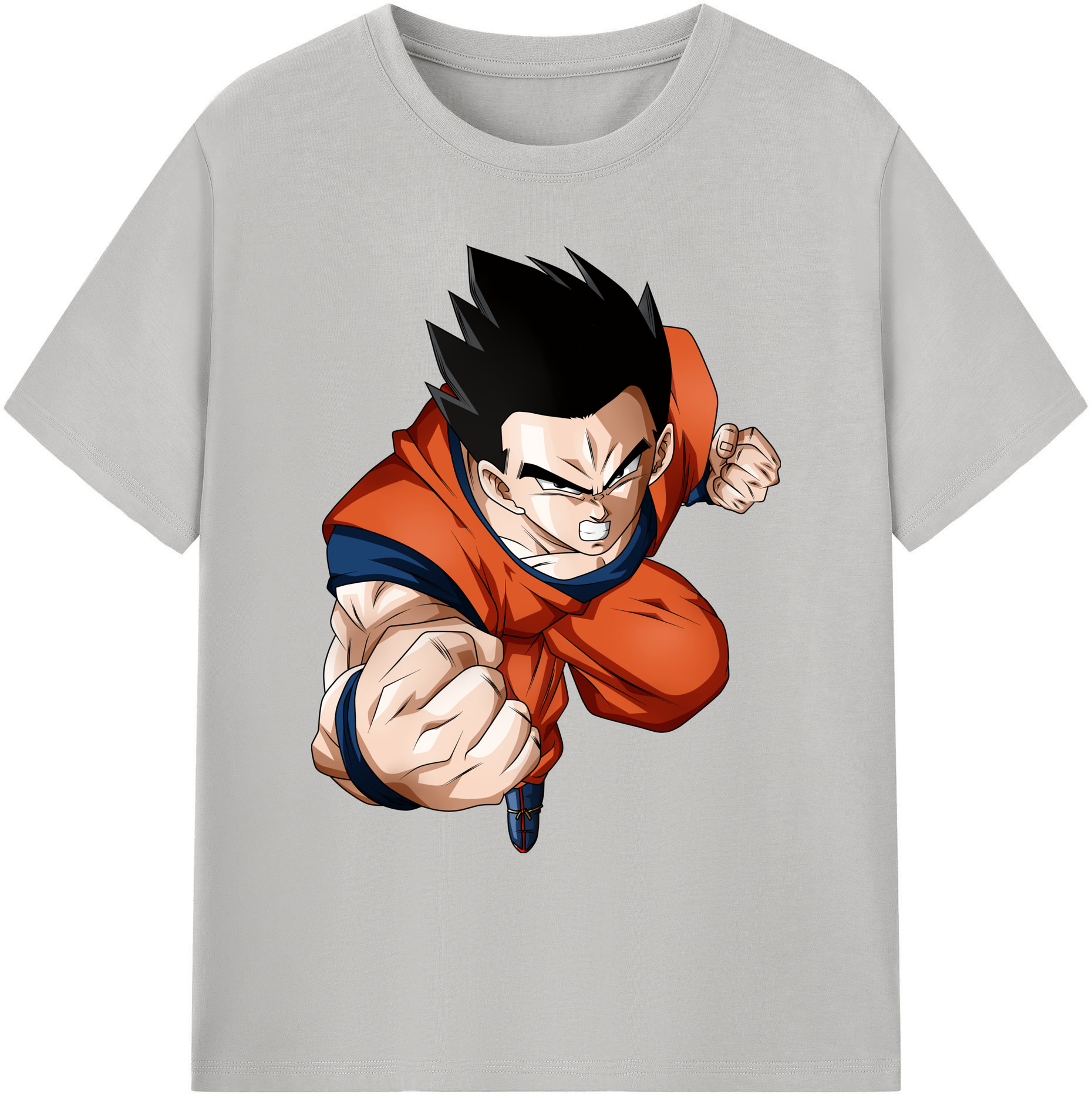 （画像用） ドラゴンボール 孫 悟飯（そんごはん）DRAGON BALL Son Gohan 綿100％ メンズ半袖Tシャツ｜肌触りやわらか＆通気性