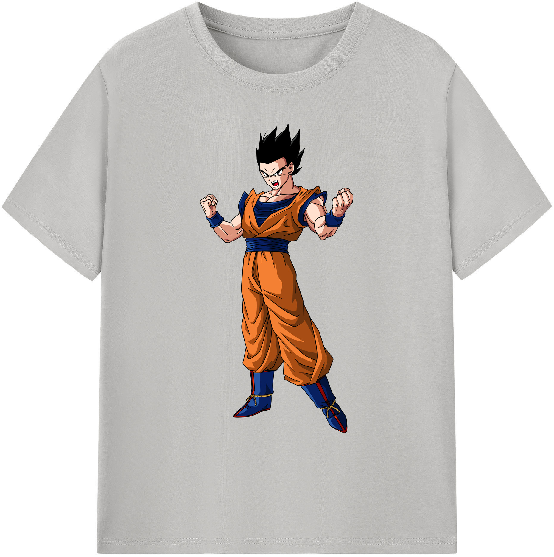 （画像用） ドラゴンボール 孫 悟飯（そんごはん）DRAGON BALL Son Gohan 綿100％ メンズ半袖Tシャツ｜肌触りやわらか＆通気性