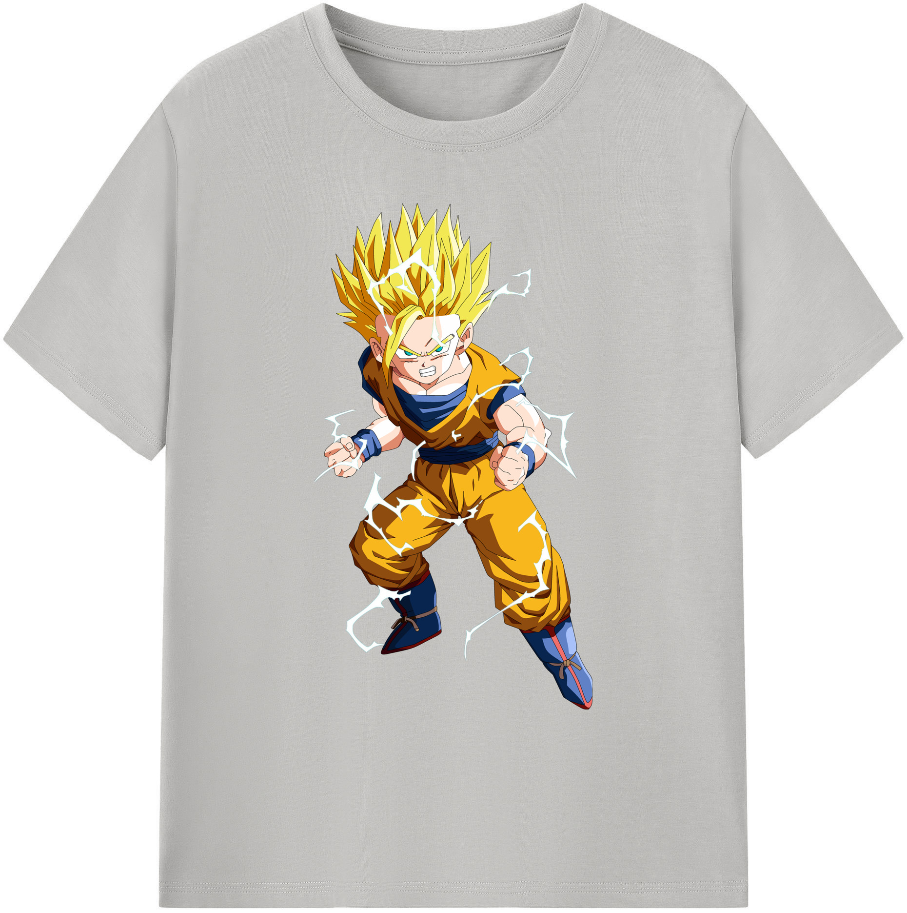 （画像用） ドラゴンボール 孫 悟飯（そんごはん）DRAGON BALL Son Gohan 綿100％ メンズ半袖Tシャツ｜肌触りやわらか＆通気性