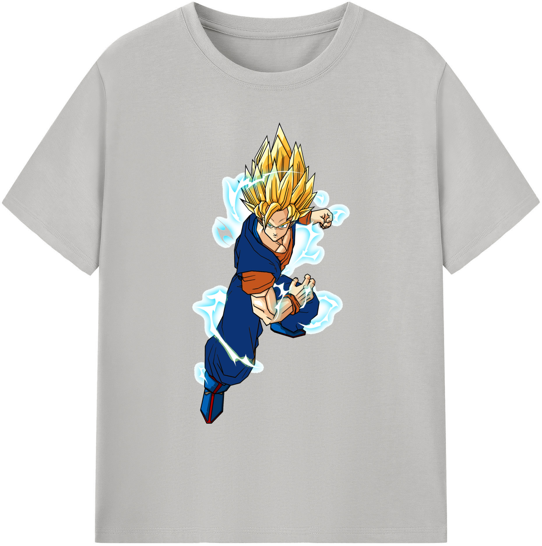（画像用） ドラゴンボール 孫 悟飯（そんごはん）DRAGON BALL Son Gohan 綿100％ メンズ半袖Tシャツ｜肌触りやわらか＆通気性