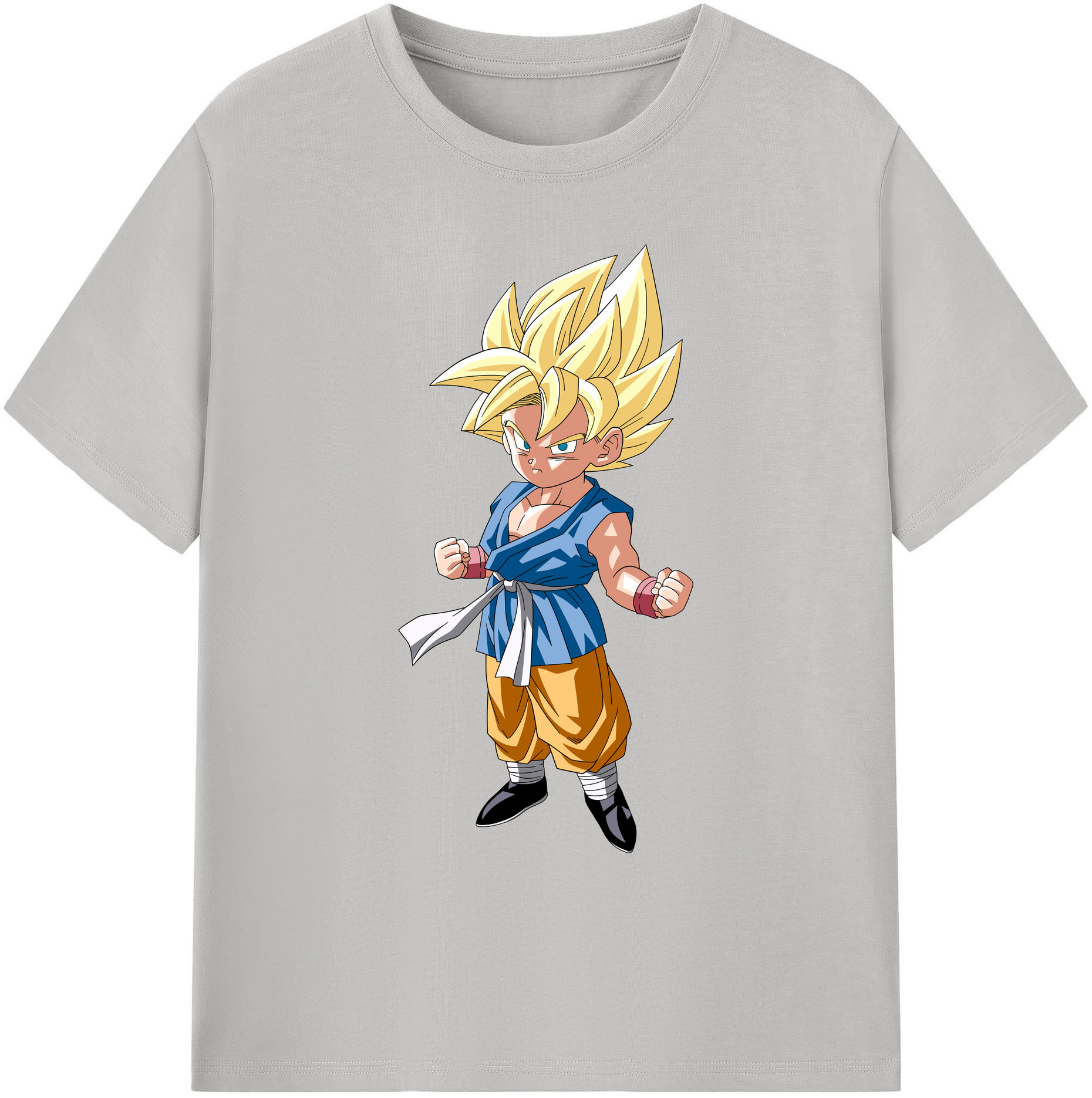 （画像用） ドラゴンボール 孫 悟飯（そんごはん）DRAGON BALL Son Gohan 綿100％ メンズ半袖Tシャツ｜肌触りやわらか＆通気性