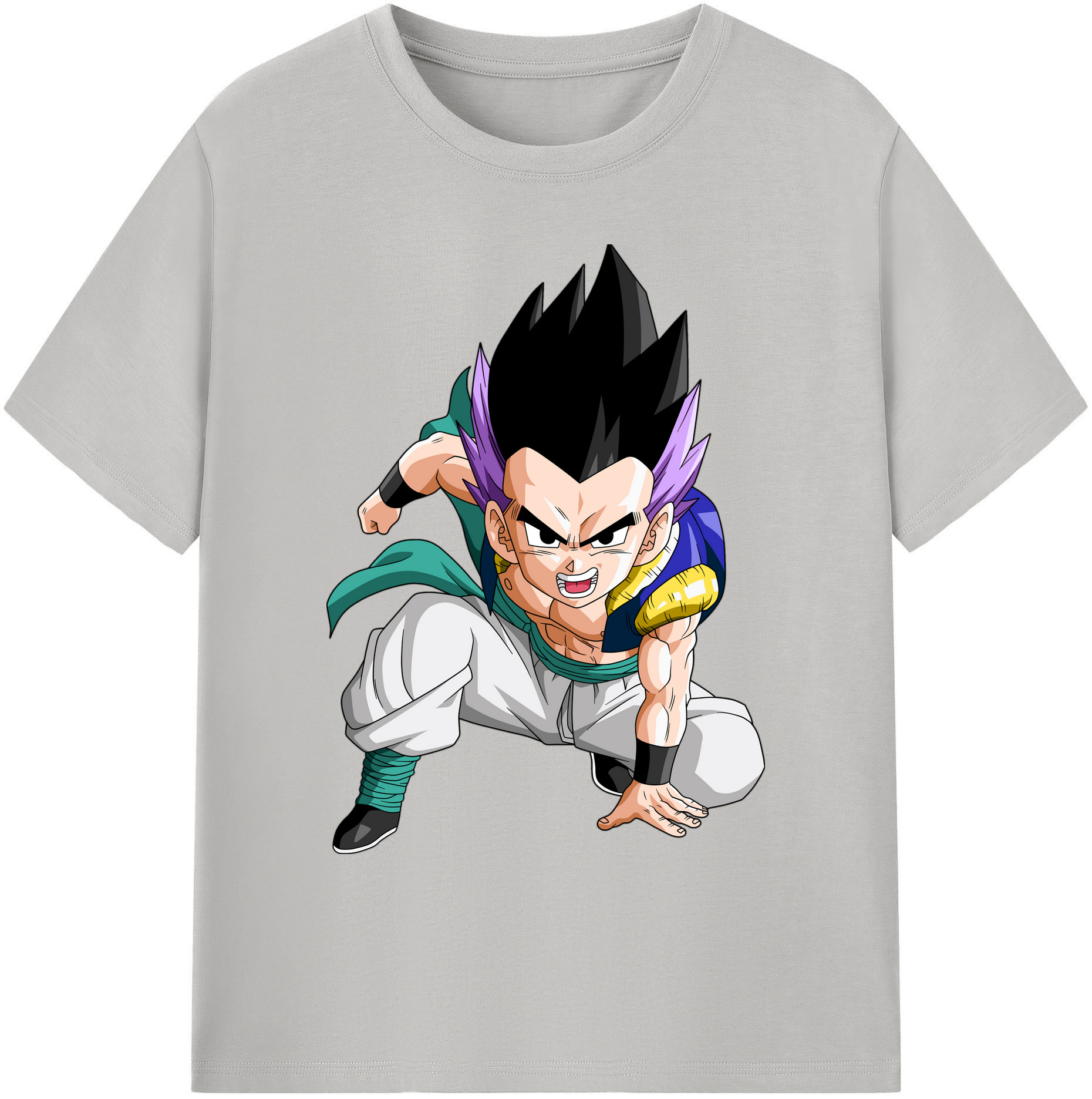 （画像用） ドラゴンボール 孫 悟飯（そんごはん）DRAGON BALL Son Gohan 綿100％ メンズ半袖Tシャツ｜肌触りやわらか＆通気性