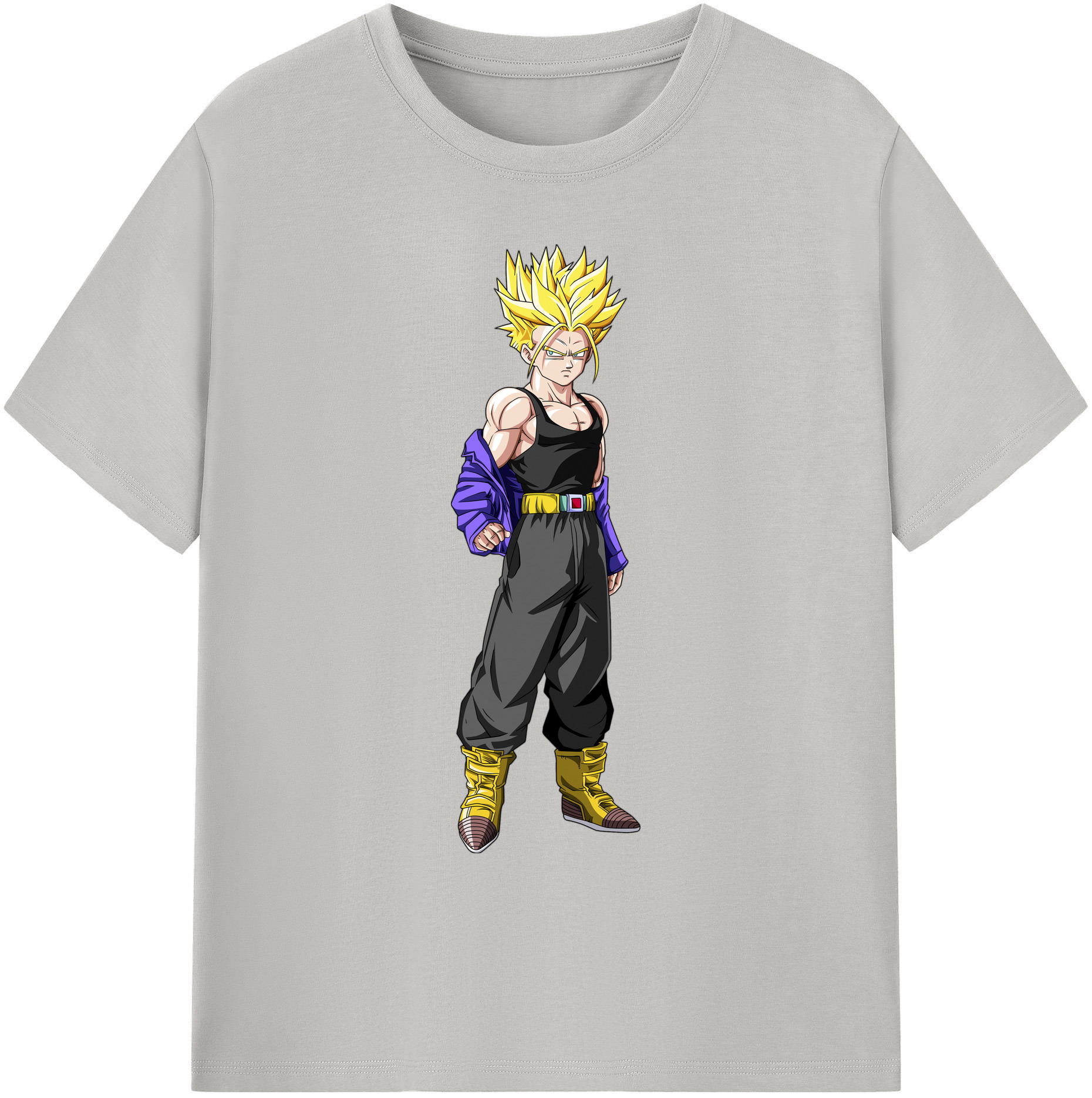 （画像用） ドラゴンボール トランクス（Torankusu）DRAGON BALL Trunks 綿100％ メンズ半袖Tシャツ｜肌触りやわらか＆通気性