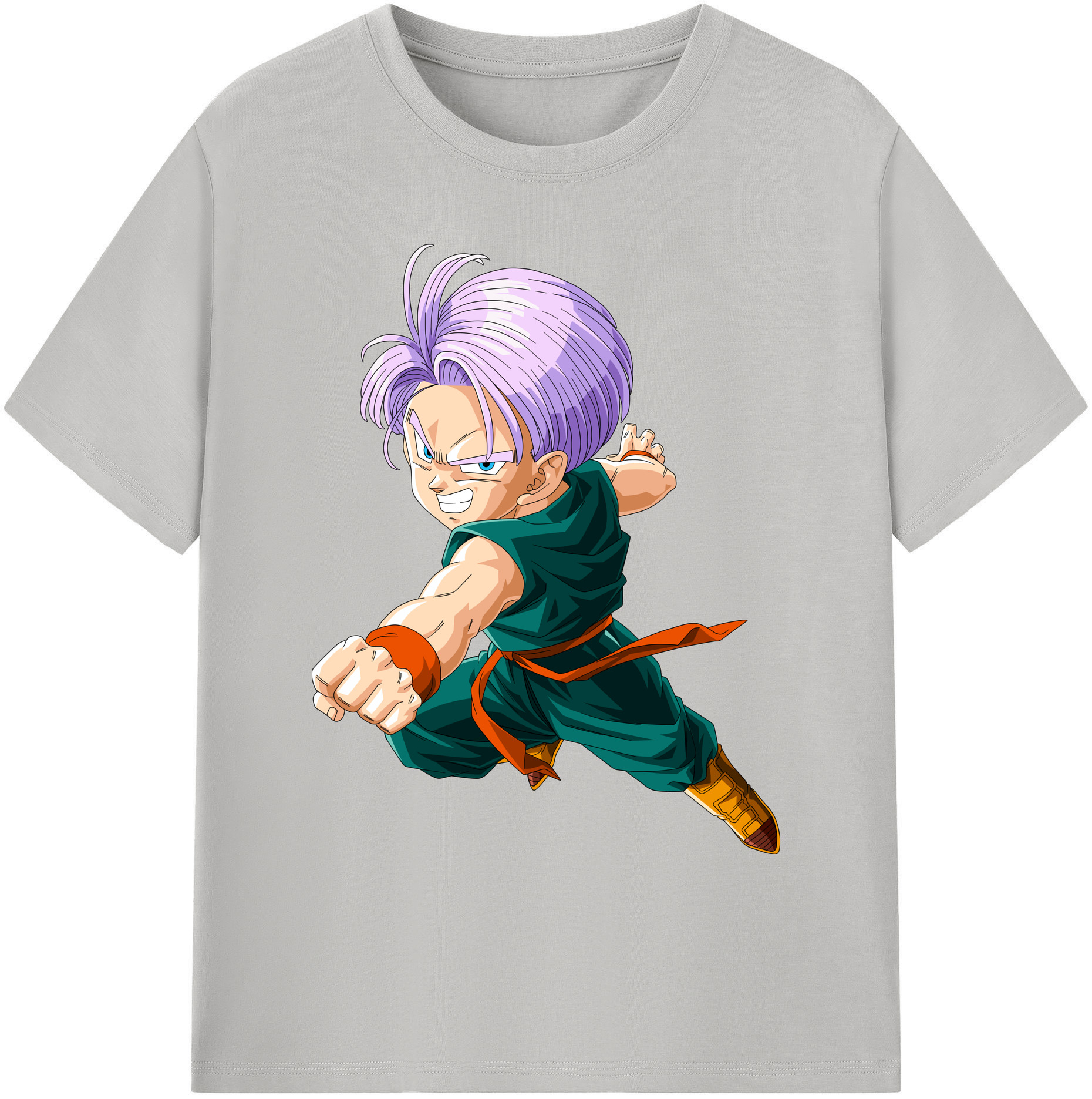 （画像用） ドラゴンボール トランクス（Torankusu）DRAGON BALL Trunks 綿100％ メンズ半袖Tシャツ｜肌触りやわらか＆通気性