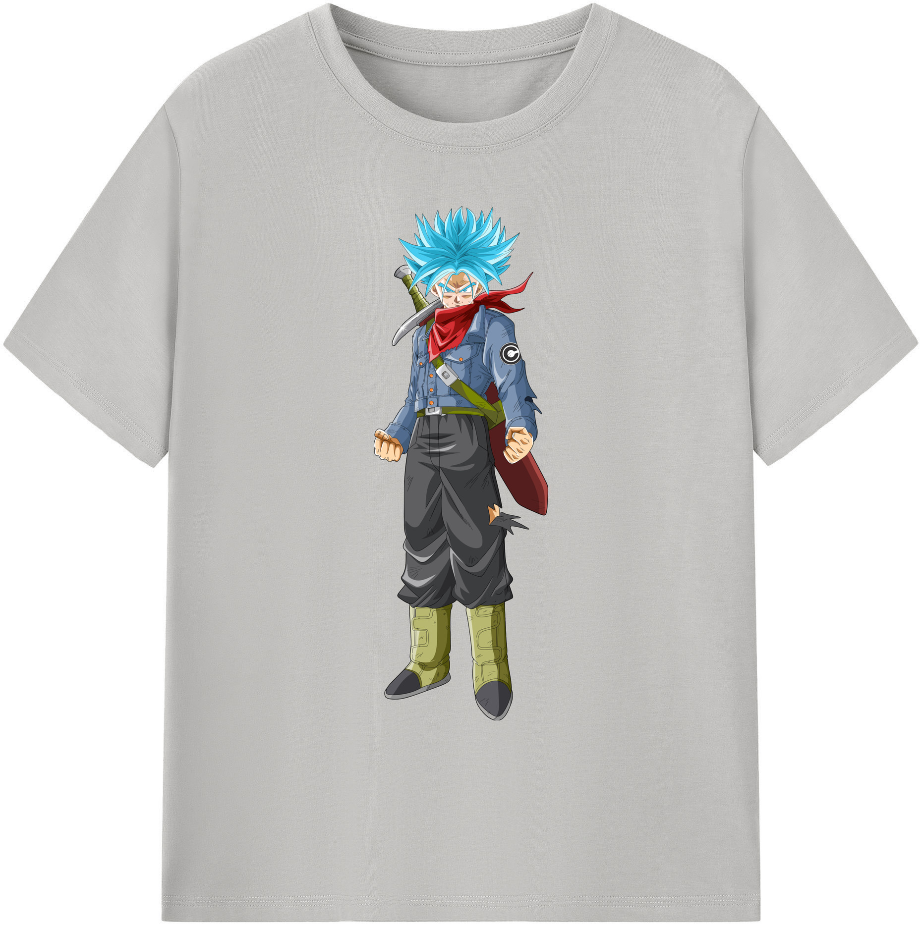 （画像用） ドラゴンボール トランクス（Torankusu）DRAGON BALL Trunks 綿100％ メンズ半袖Tシャツ｜肌触りやわらか＆通気性