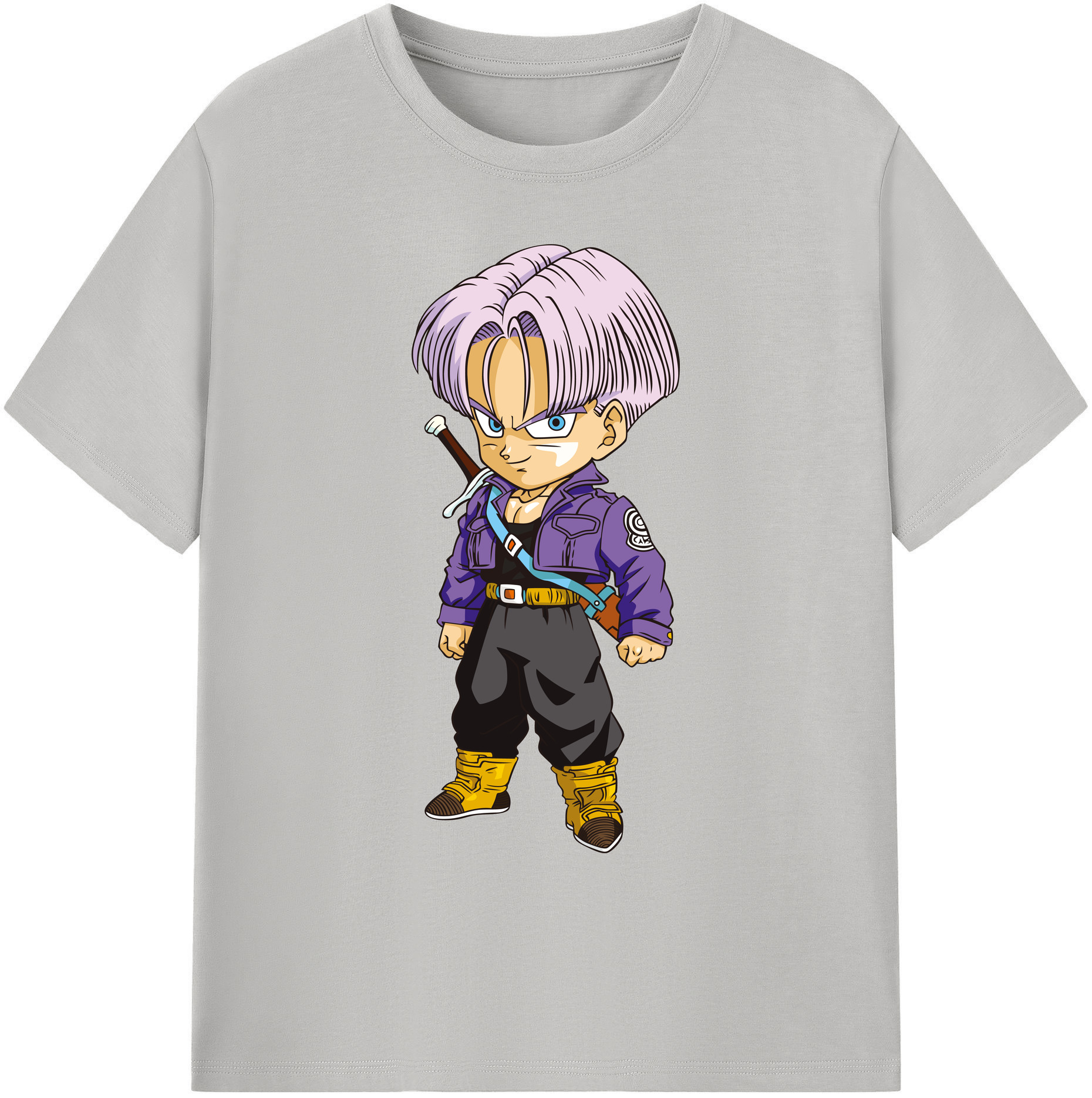 （画像用） ドラゴンボール トランクス（Torankusu）DRAGON BALL Trunks 綿100％ メンズ半袖Tシャツ｜肌触りやわらか＆通気性