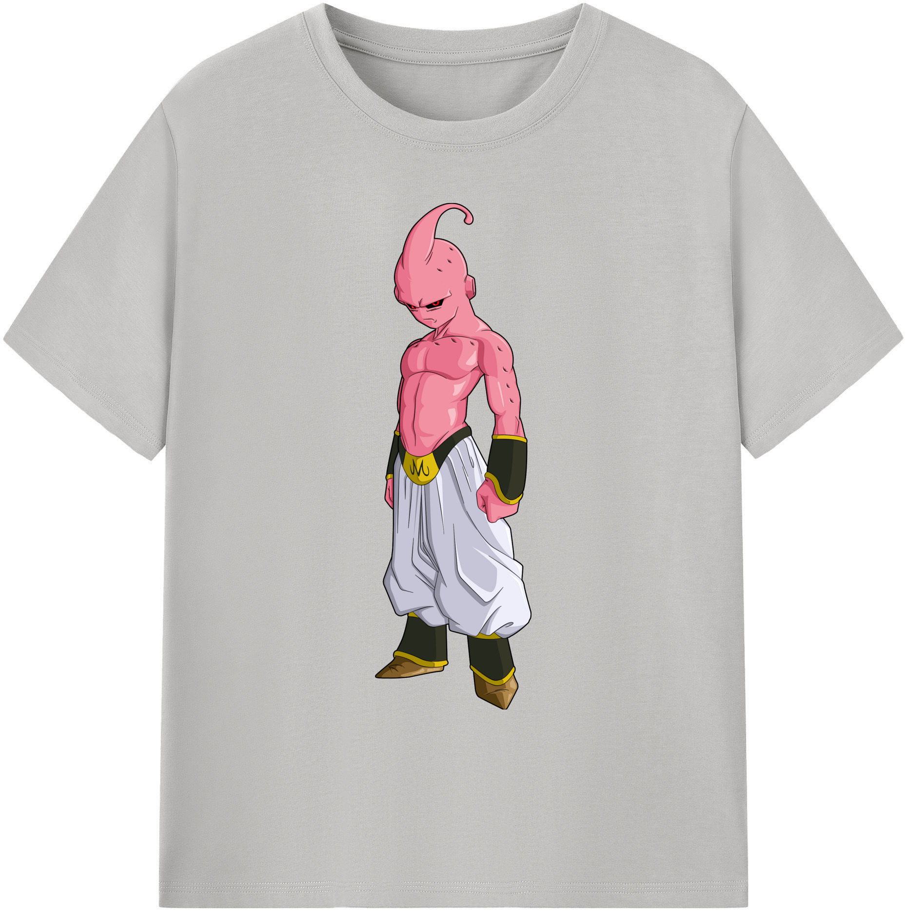 （画像用） ドラゴンボール 魔人ブウ DRAGON BALL Majin Buu 綿100％ メンズ半袖Tシャツ｜肌触りやわらか＆通気性