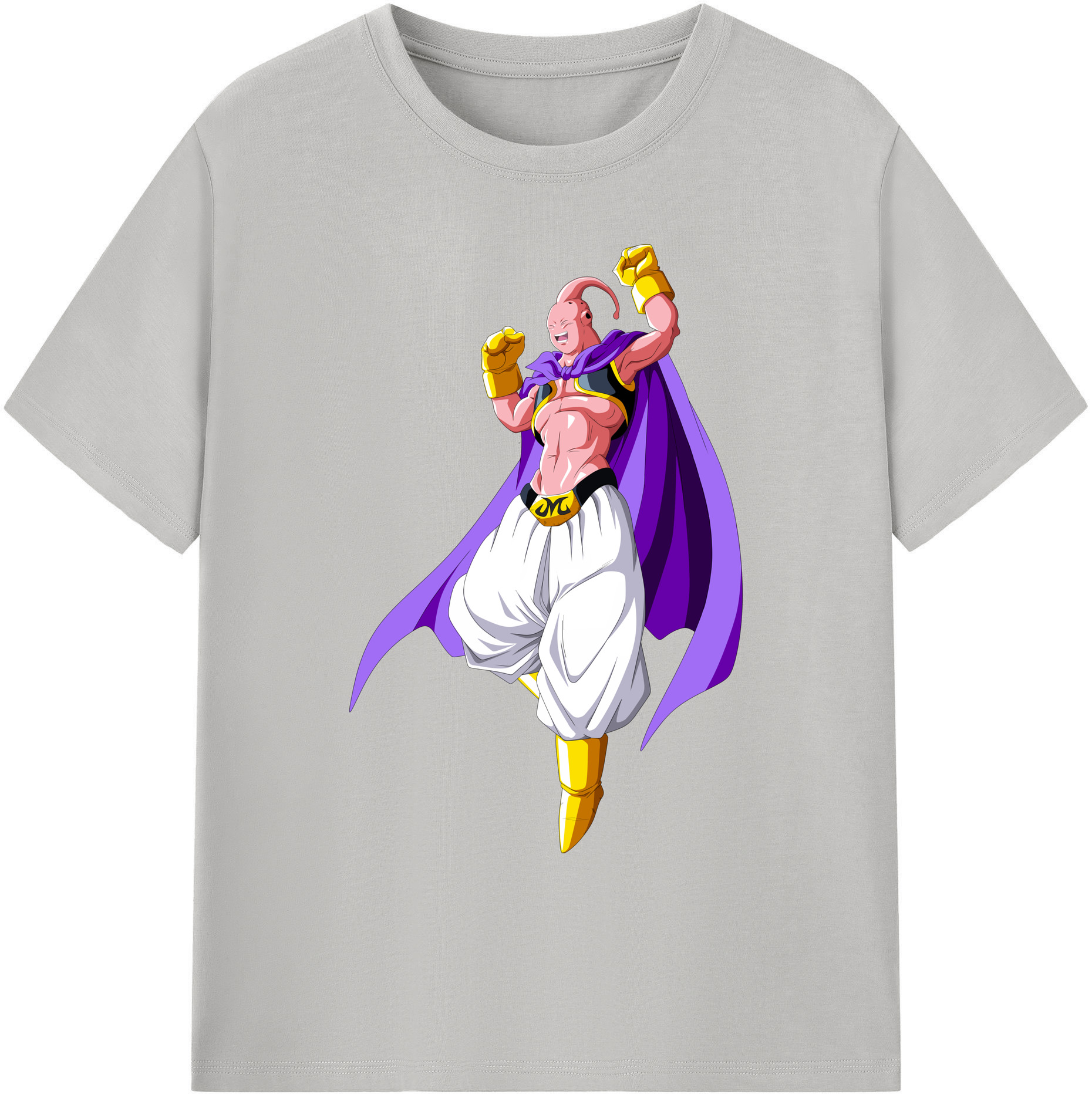 （画像用） ドラゴンボール 魔人ブウ DRAGON BALL Majin Buu 綿100％ メンズ半袖Tシャツ｜肌触りやわらか＆通気性