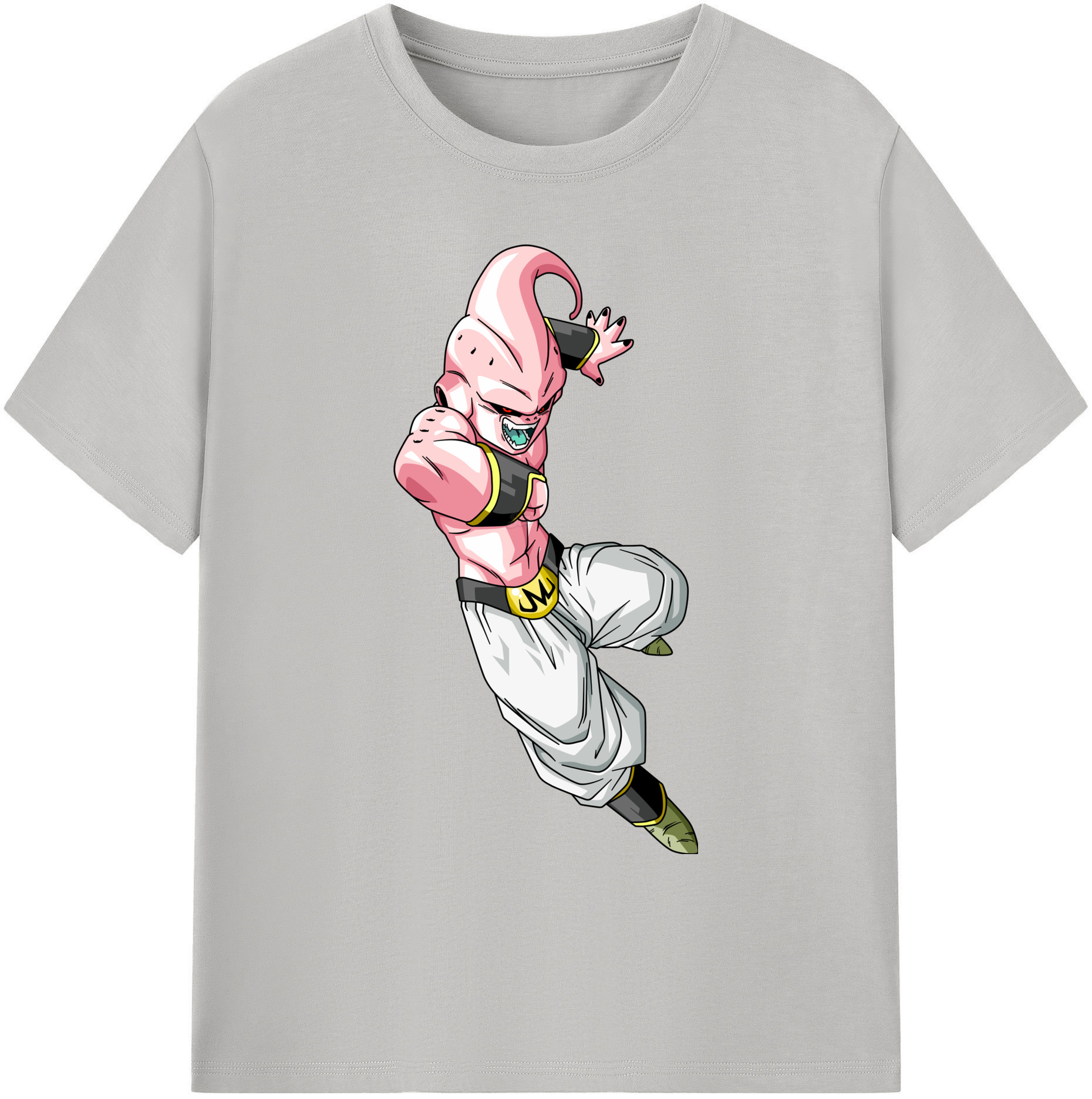 （画像用） ドラゴンボール 魔人ブウ DRAGON BALL Majin Buu 綿100％ メンズ半袖Tシャツ｜肌触りやわらか＆通気性