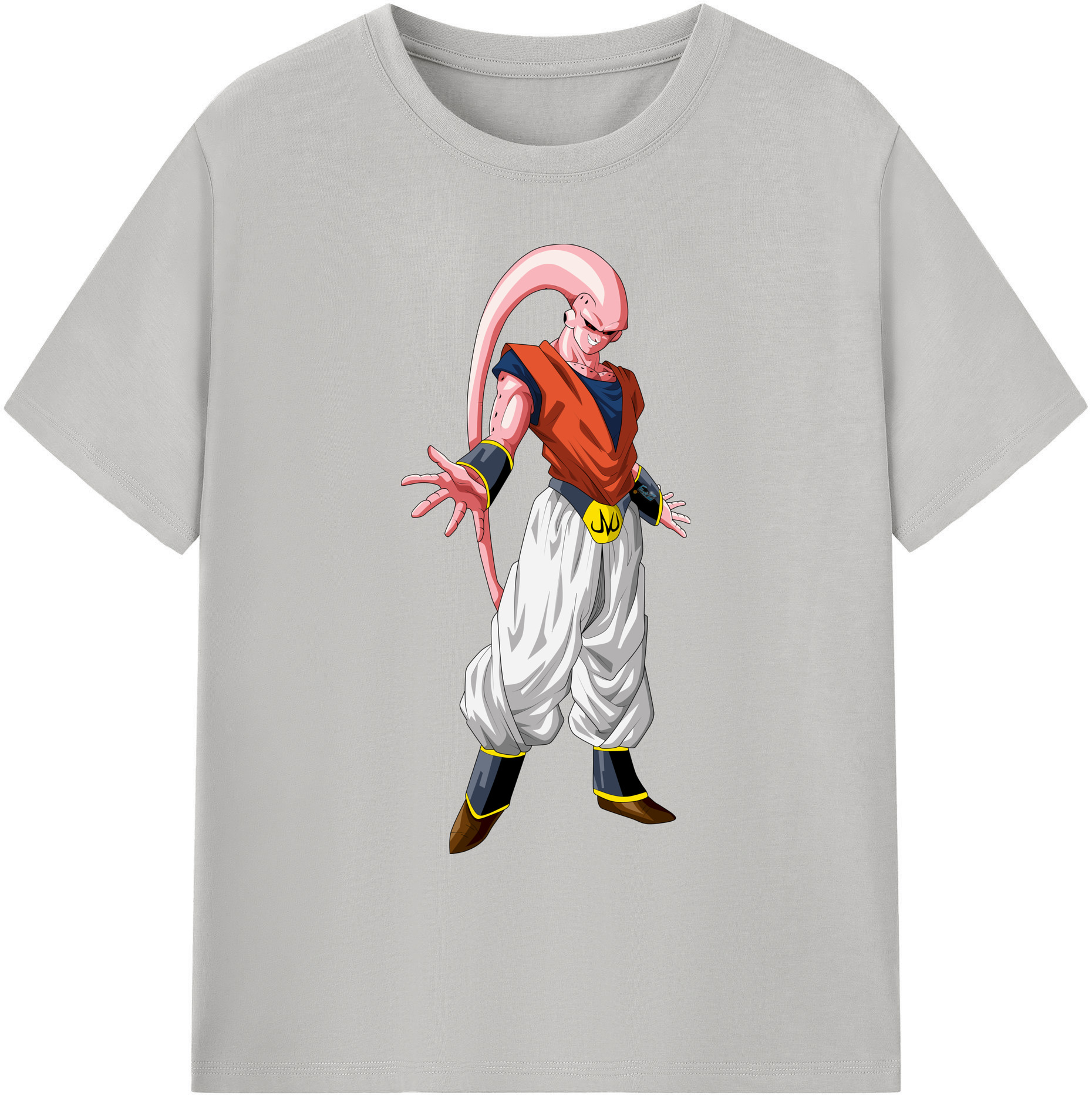 （画像用） ドラゴンボール 魔人ブウ DRAGON BALL Majin Buu 綿100％ メンズ半袖Tシャツ｜肌触りやわらか＆通気性