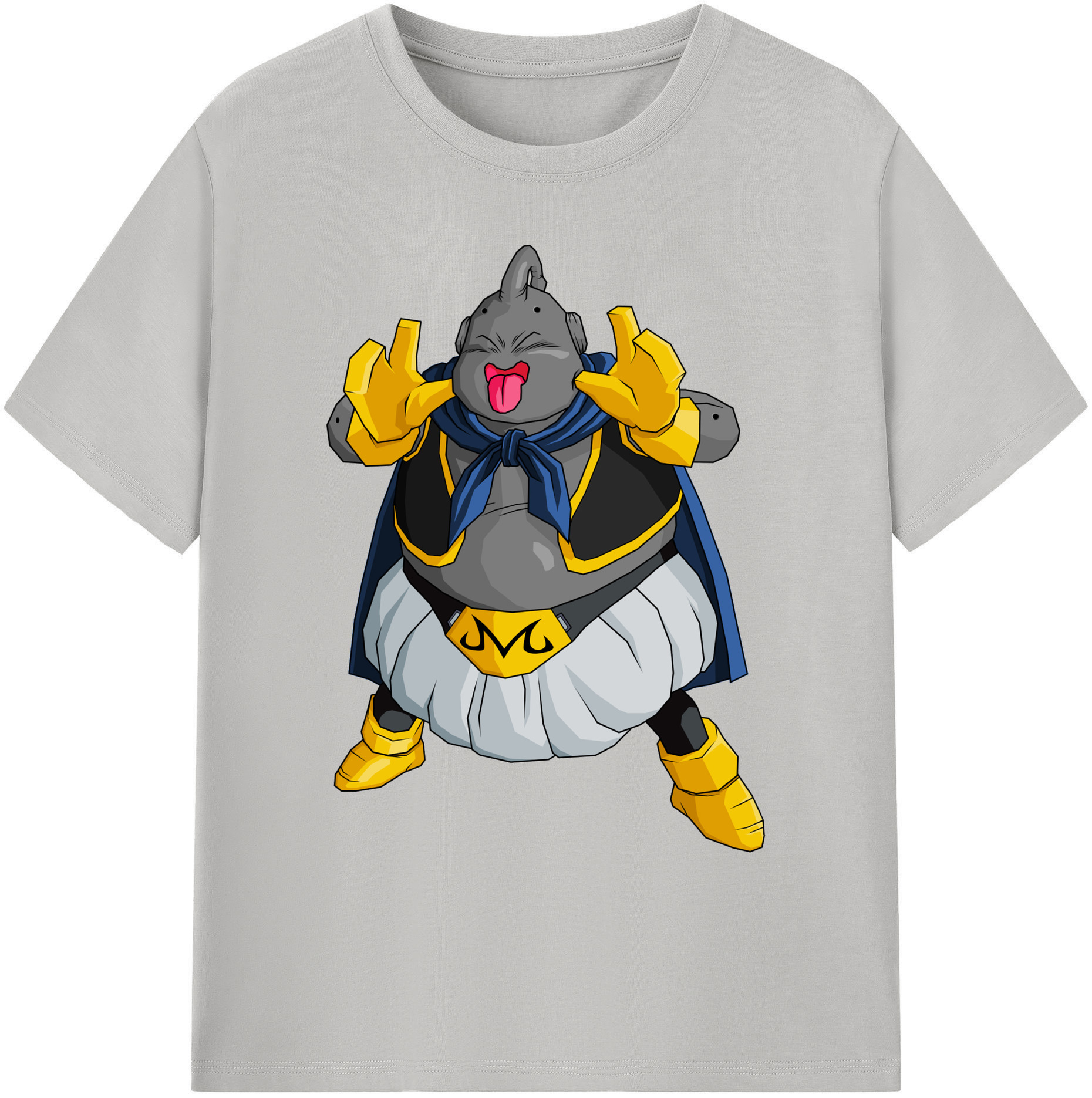 （画像用） ドラゴンボール 魔人ブウ DRAGON BALL Majin Buu 綿100％ メンズ半袖Tシャツ｜肌触りやわらか＆通気性