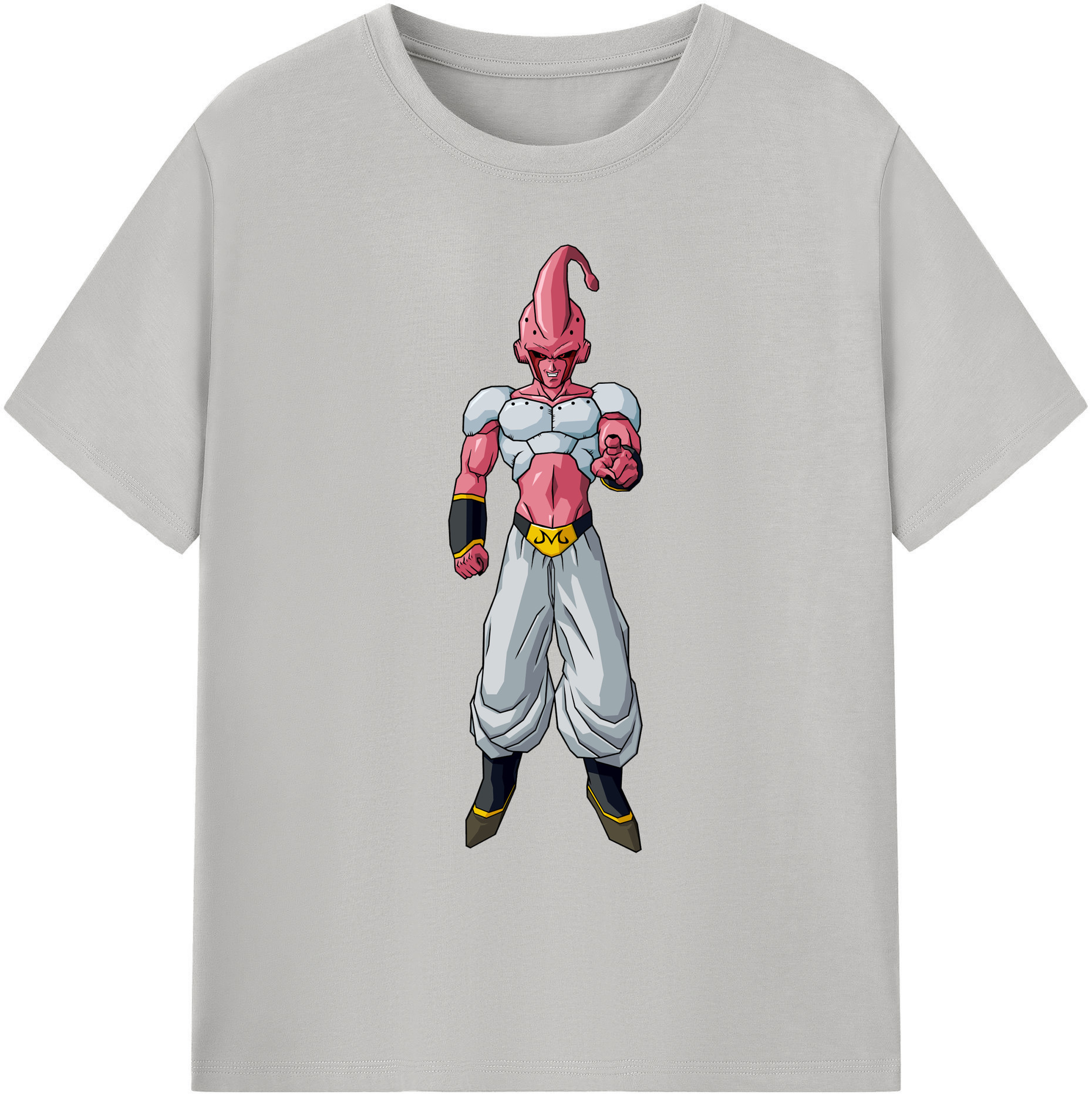 （画像用） ドラゴンボール 魔人ブウ DRAGON BALL Majin Buu 綿100％ メンズ半袖Tシャツ｜肌触りやわらか＆通気性