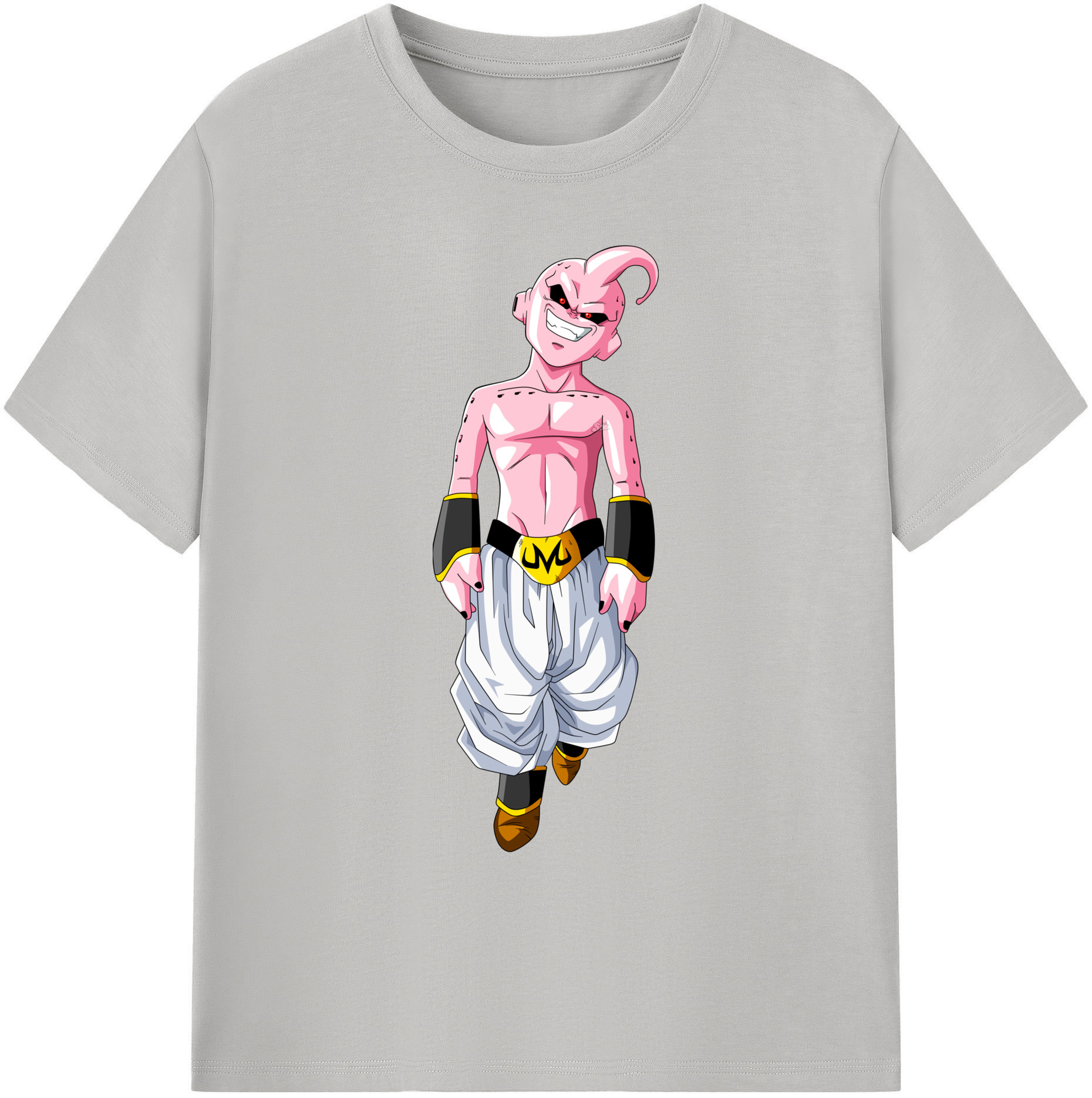 （画像用） ドラゴンボール 魔人ブウ DRAGON BALL Majin Buu 綿100％ メンズ半袖Tシャツ｜肌触りやわらか＆通気性