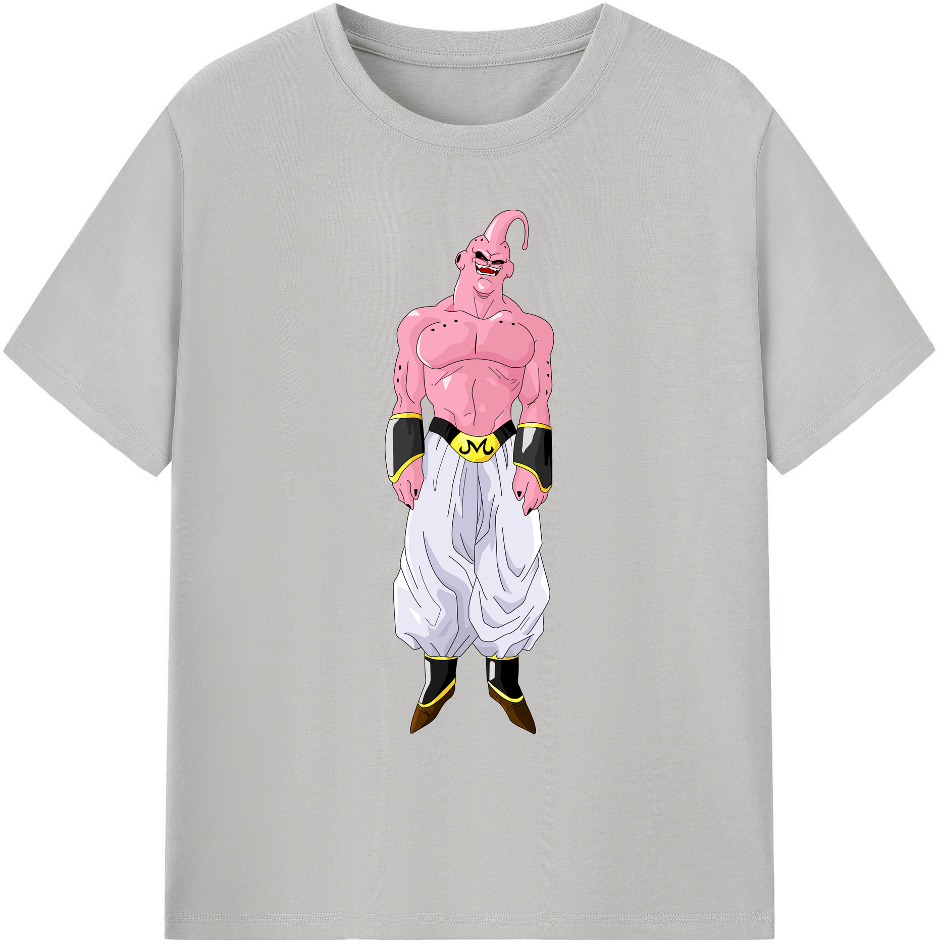 （画像用） ドラゴンボール 魔人ブウ DRAGON BALL Majin Buu 綿100％ メンズ半袖Tシャツ｜肌触りやわらか＆通気性
