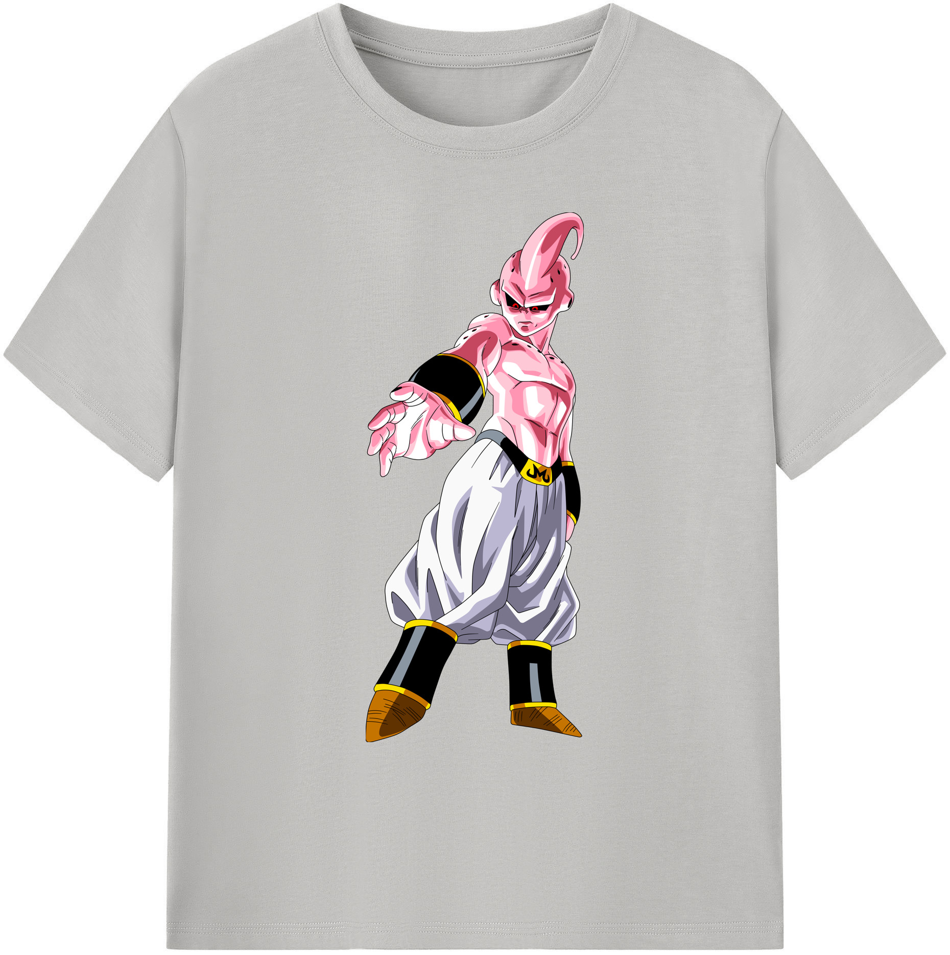 （画像用） ドラゴンボール 魔人ブウ DRAGON BALL Majin Buu 綿100％ メンズ半袖Tシャツ｜肌触りやわらか＆通気性