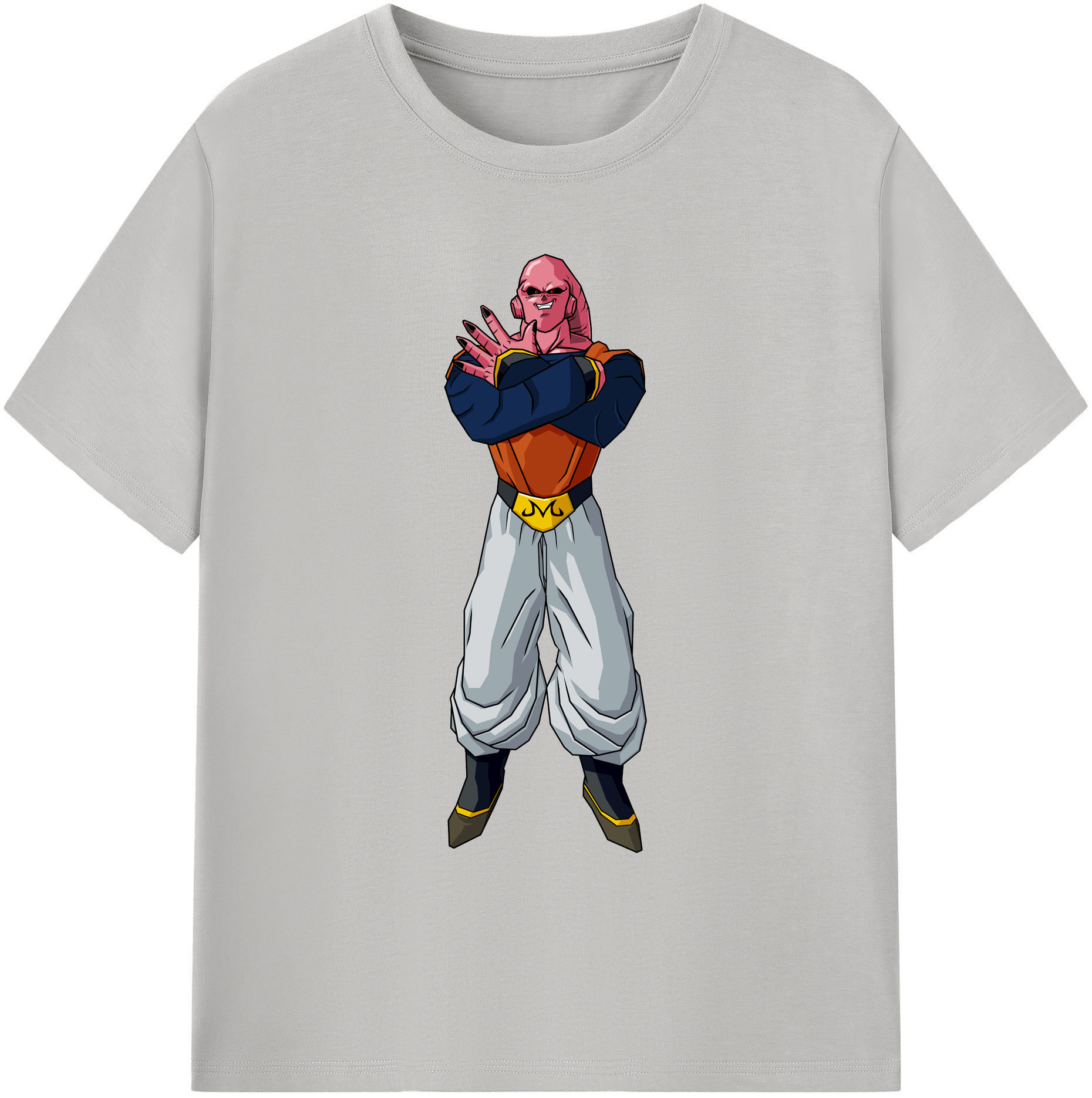 （画像用） ドラゴンボール 魔人ブウ DRAGON BALL Majin Buu 綿100％ メンズ半袖Tシャツ｜肌触りやわらか＆通気性
