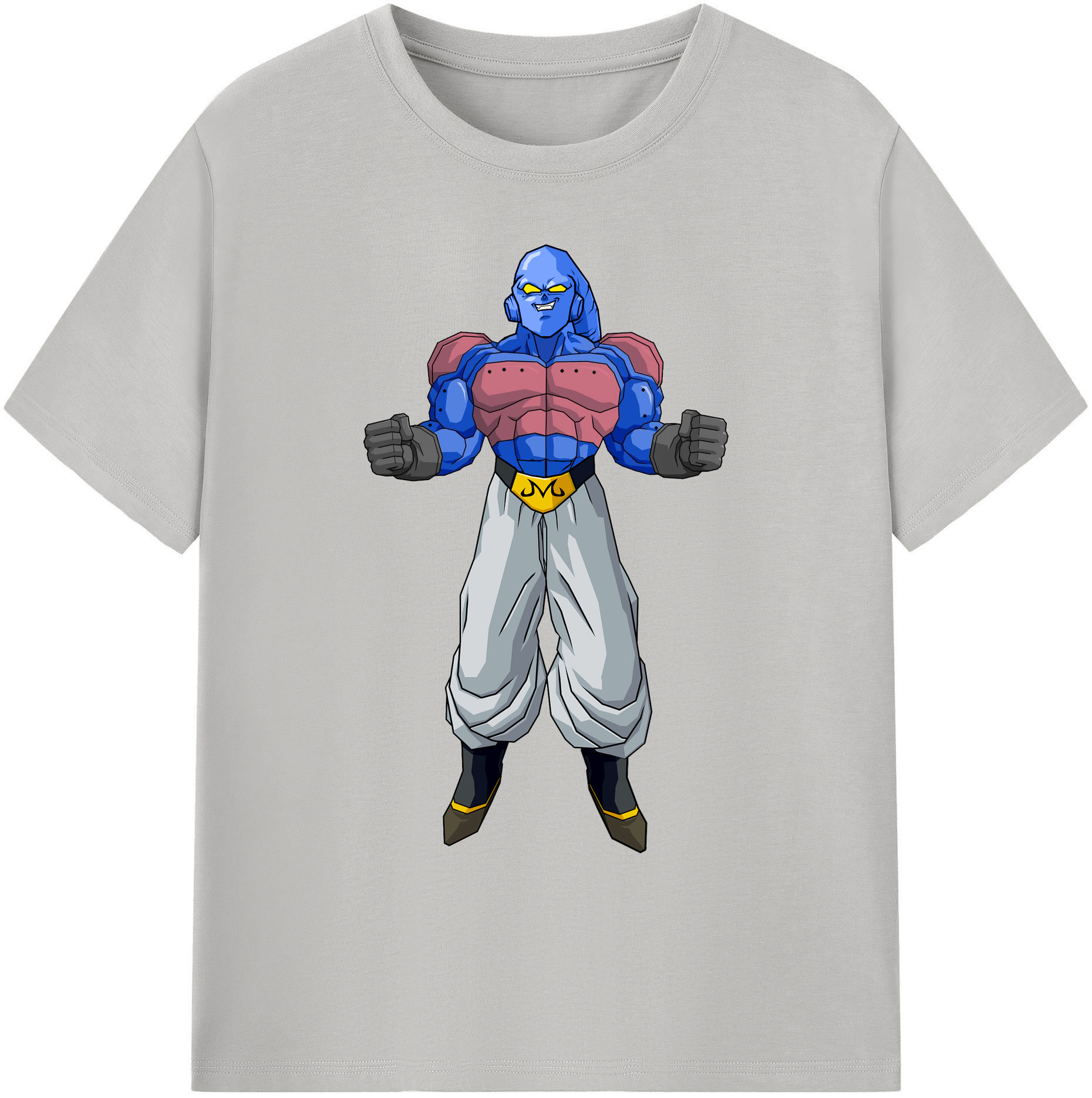 （画像用） ドラゴンボール 魔人ブウ DRAGON BALL Majin Buu 綿100％ メンズ半袖Tシャツ｜肌触りやわらか＆通気性