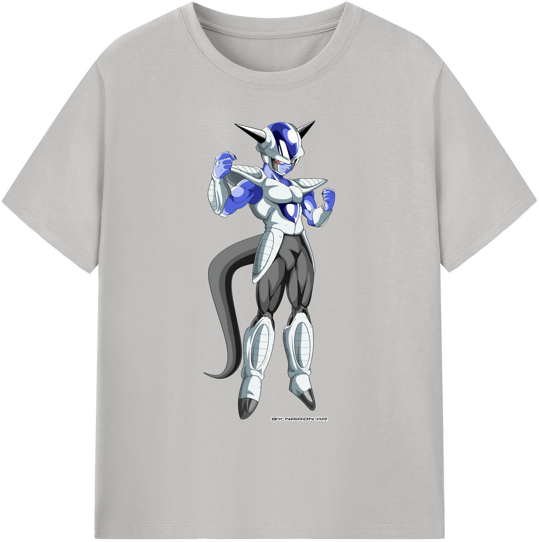 （画像用） ドラゴンボール フリーザ DRAGON BALL Frieza 綿100％ メンズ半袖Tシャツ｜肌触りやわらか＆通気性