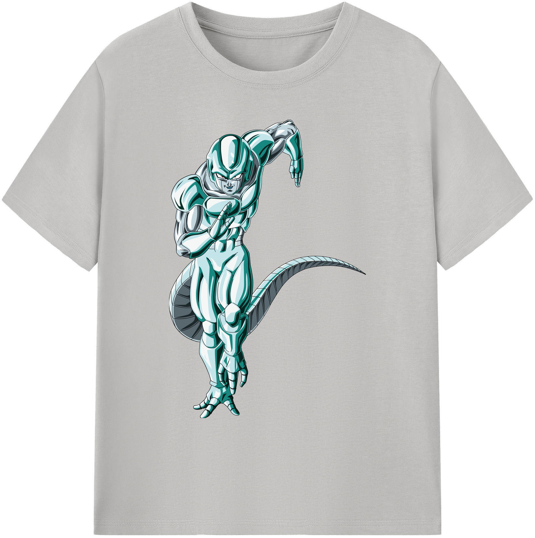 （画像用） ドラゴンボール フリーザ DRAGON BALL Frieza 綿100％ メンズ半袖Tシャツ｜肌触りやわらか＆通気性