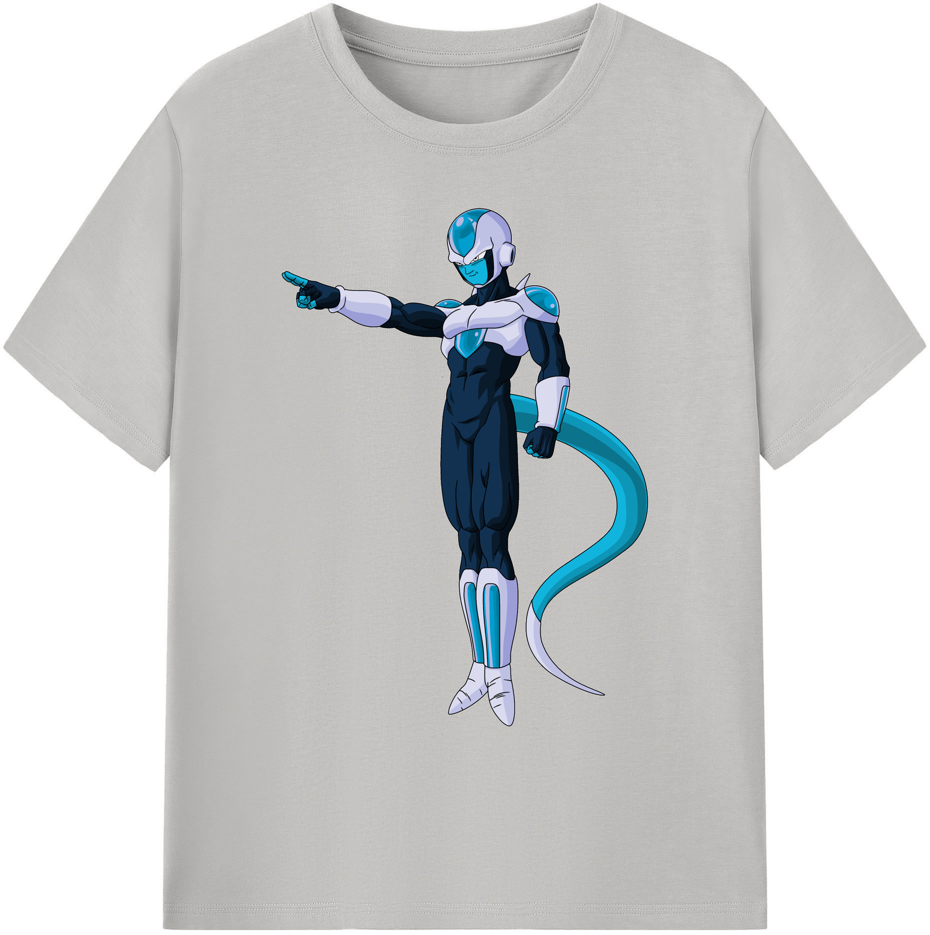 （画像用） ドラゴンボール フリーザ DRAGON BALL Frieza 綿100％ メンズ半袖Tシャツ｜肌触りやわらか＆通気性