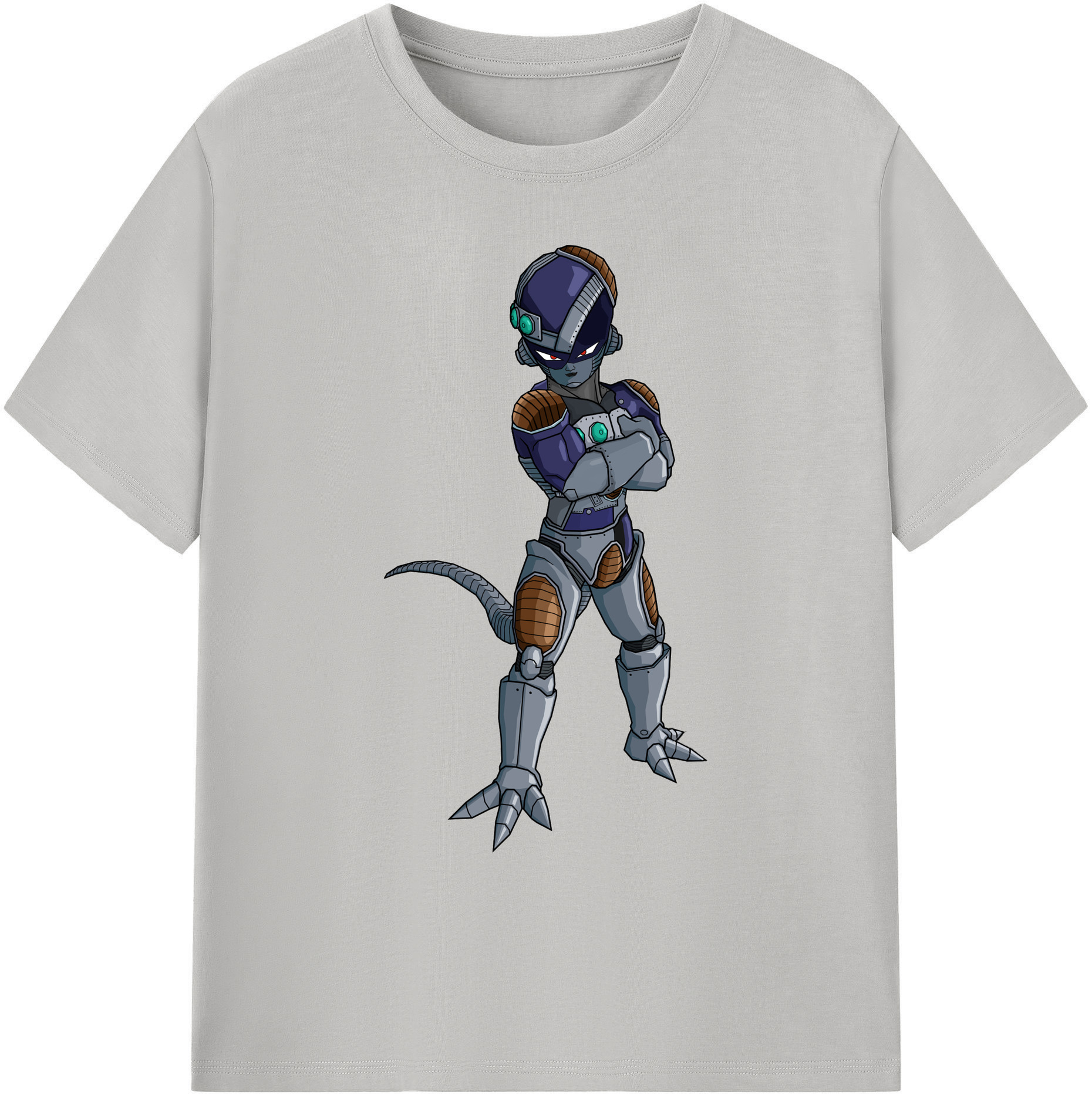 （画像用） ドラゴンボール フリーザ DRAGON BALL Frieza 綿100％ メンズ半袖Tシャツ｜肌触りやわらか＆通気性