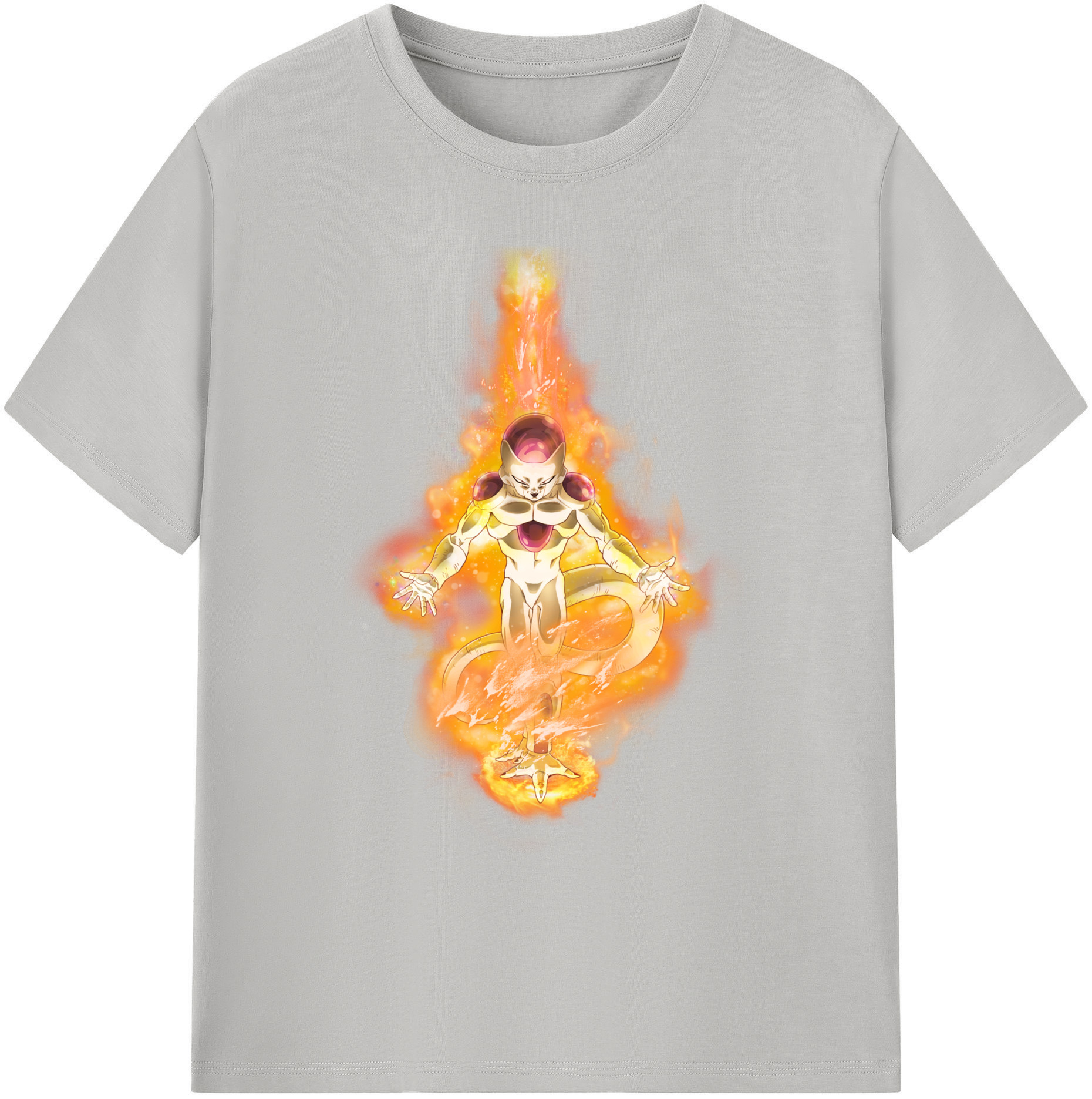 （画像用） ドラゴンボール フリーザ DRAGON BALL Frieza 綿100％ メンズ半袖Tシャツ｜肌触りやわらか＆通気性