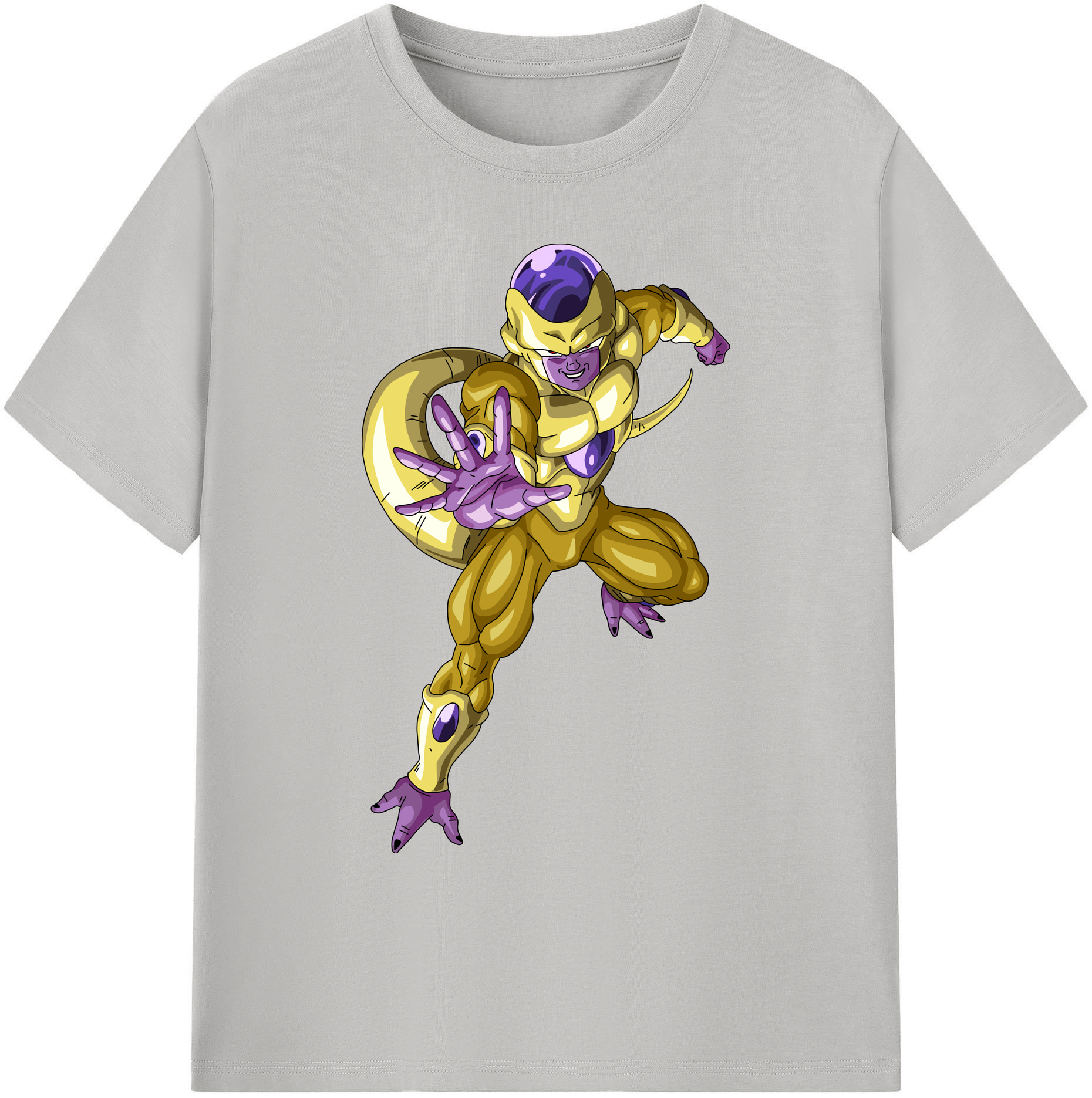（画像用） ドラゴンボール フリーザ DRAGON BALL Frieza 綿100％ メンズ半袖Tシャツ｜肌触りやわらか＆通気性