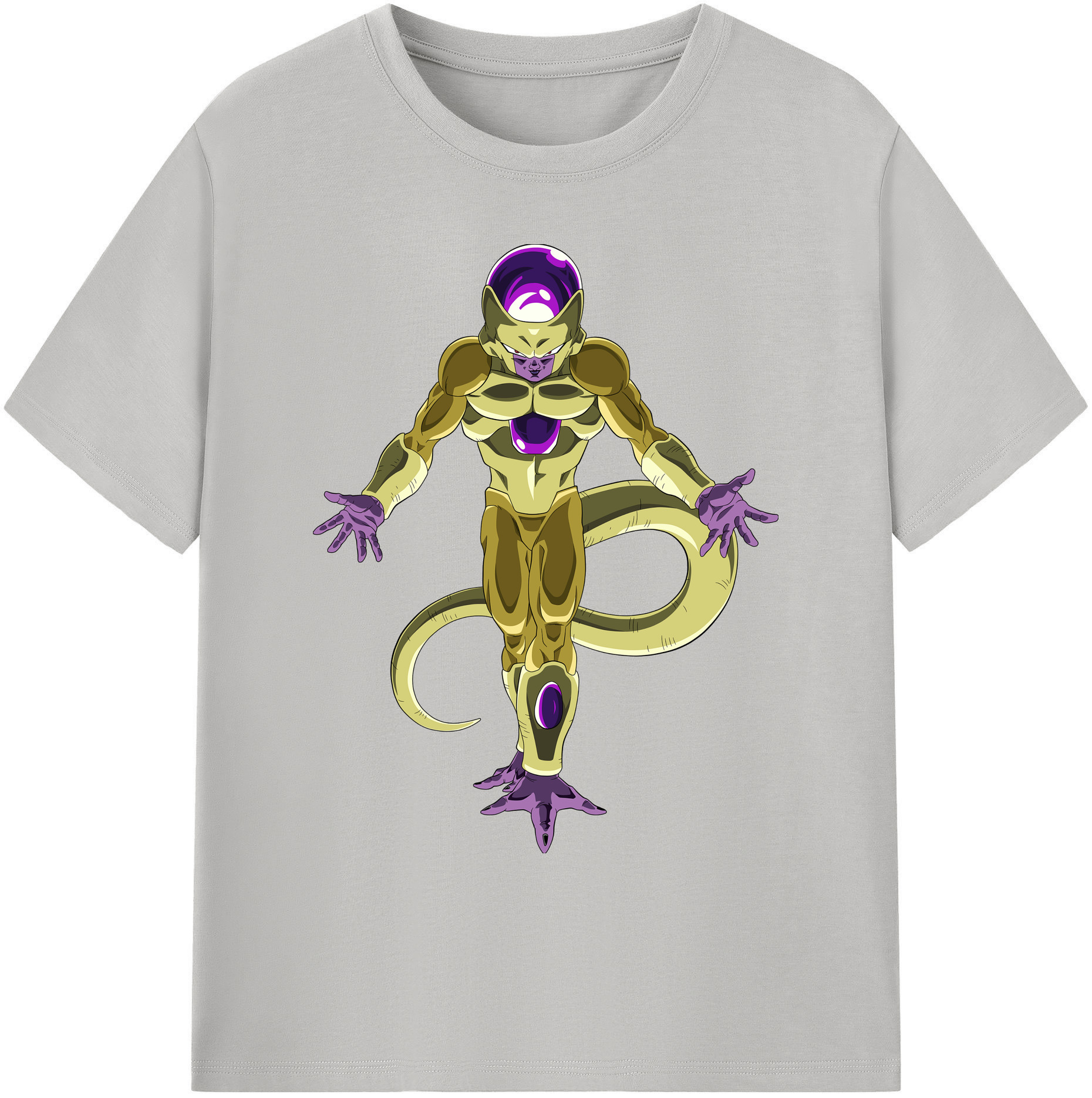 （画像用） ドラゴンボール フリーザ DRAGON BALL Frieza 綿100％ メンズ半袖Tシャツ｜肌触りやわらか＆通気性