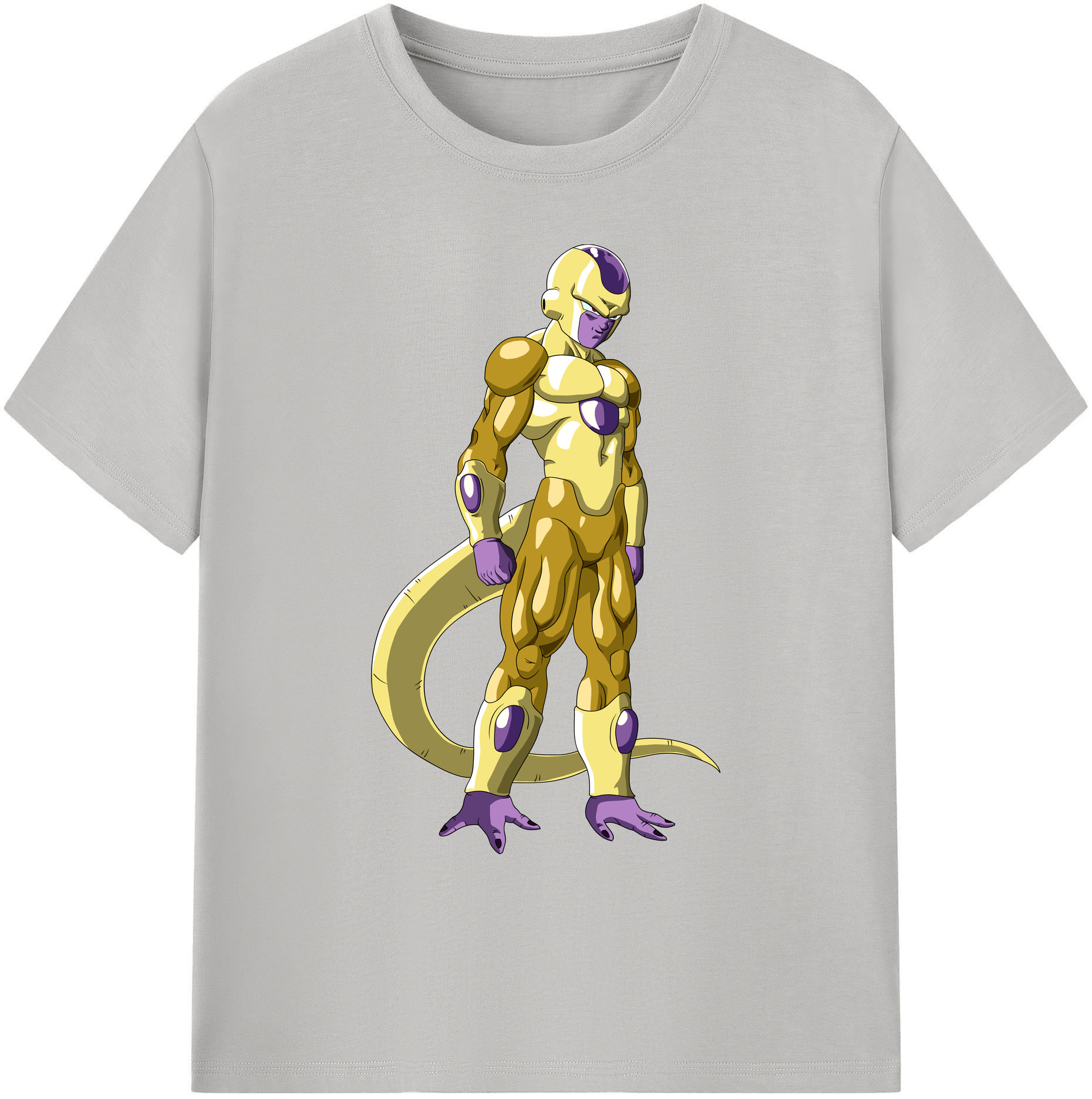 （画像用） ドラゴンボール フリーザ DRAGON BALL Frieza 綿100％ メンズ半袖Tシャツ｜肌触りやわらか＆通気性