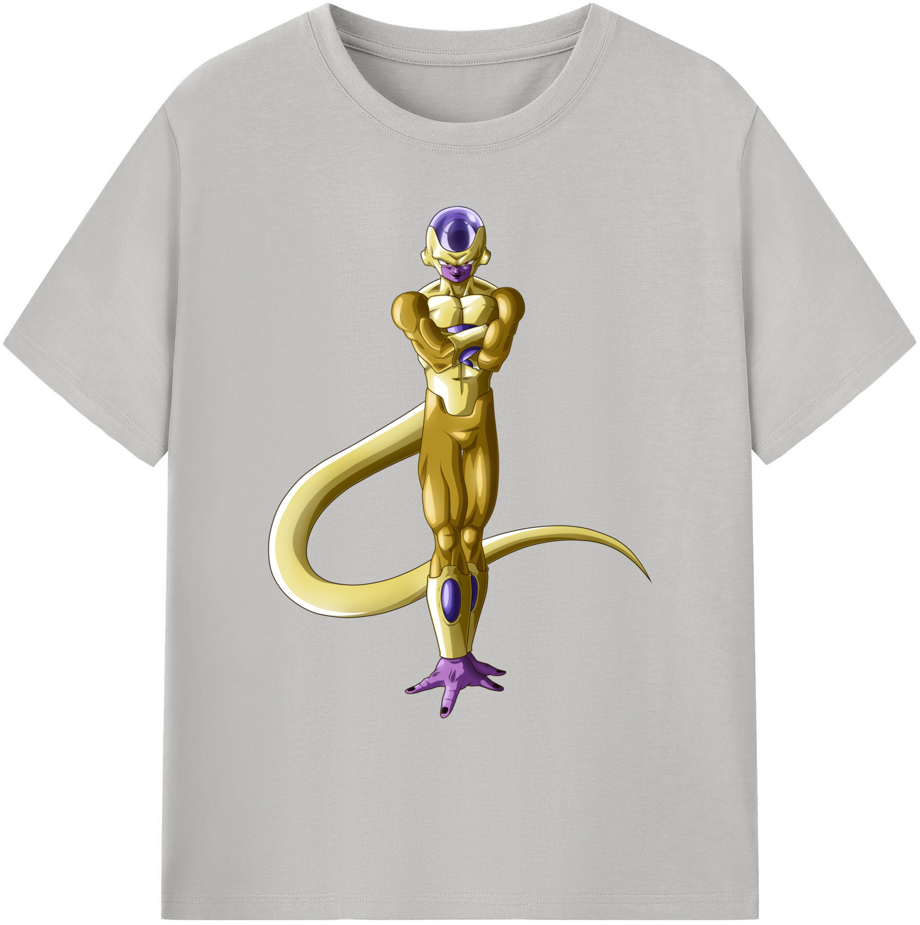 （画像用） ドラゴンボール フリーザ DRAGON BALL Frieza 綿100％ メンズ半袖Tシャツ｜肌触りやわらか＆通気性