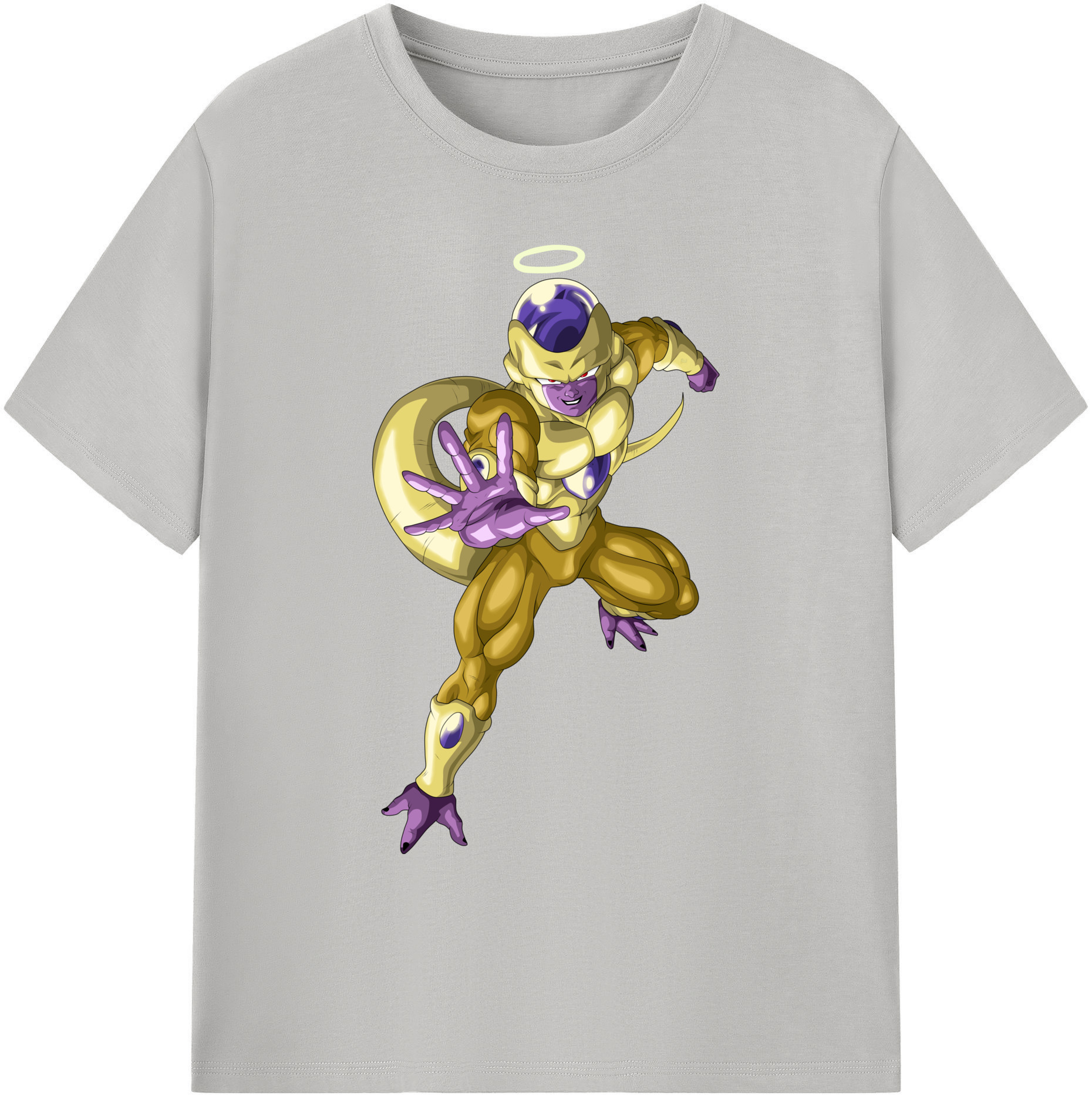 （画像用） ドラゴンボール フリーザ DRAGON BALL Frieza 綿100％ メンズ半袖Tシャツ｜肌触りやわらか＆通気性