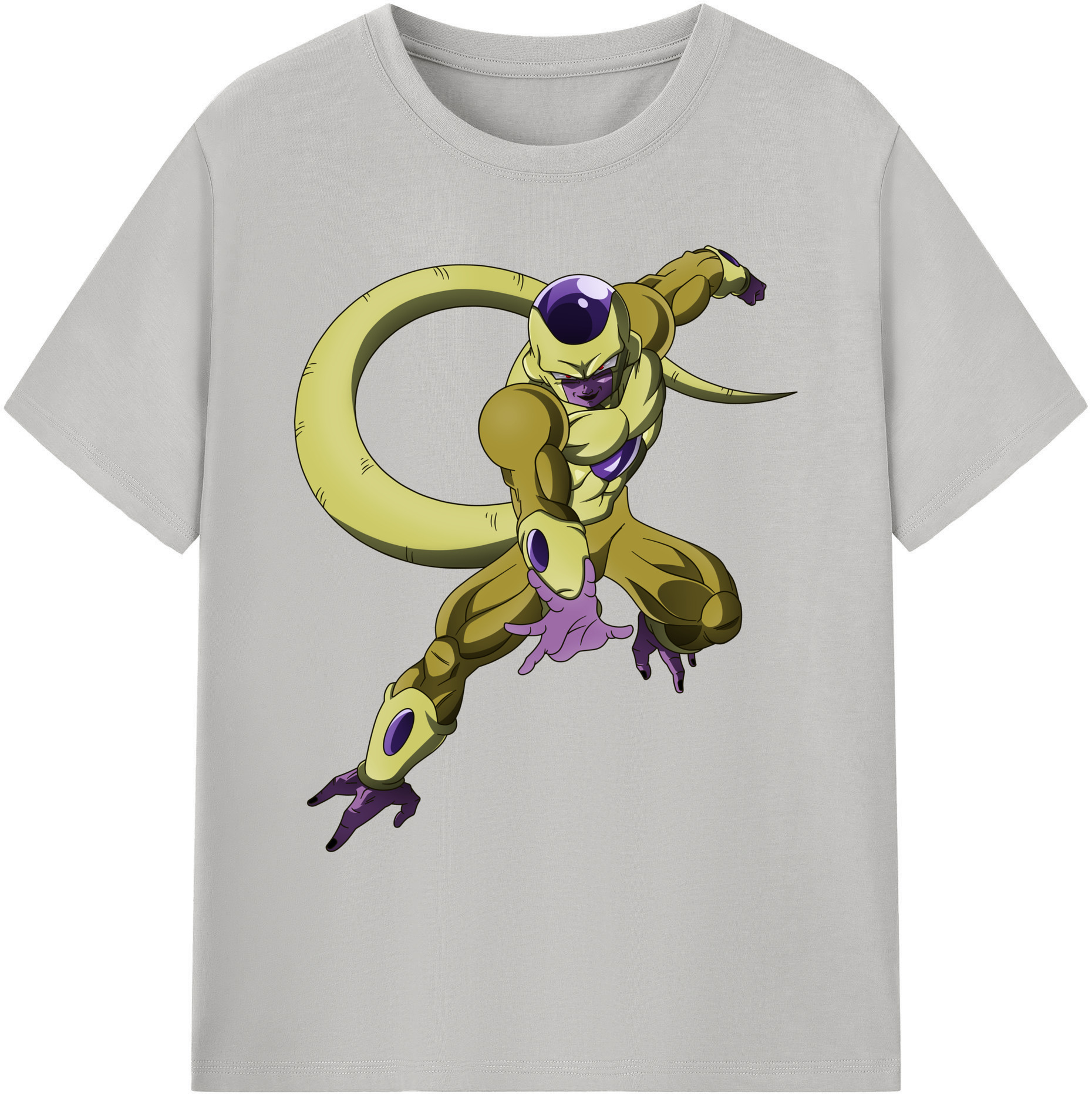 （画像用） ドラゴンボール フリーザ DRAGON BALL Frieza 綿100％ メンズ半袖Tシャツ｜肌触りやわらか＆通気性
