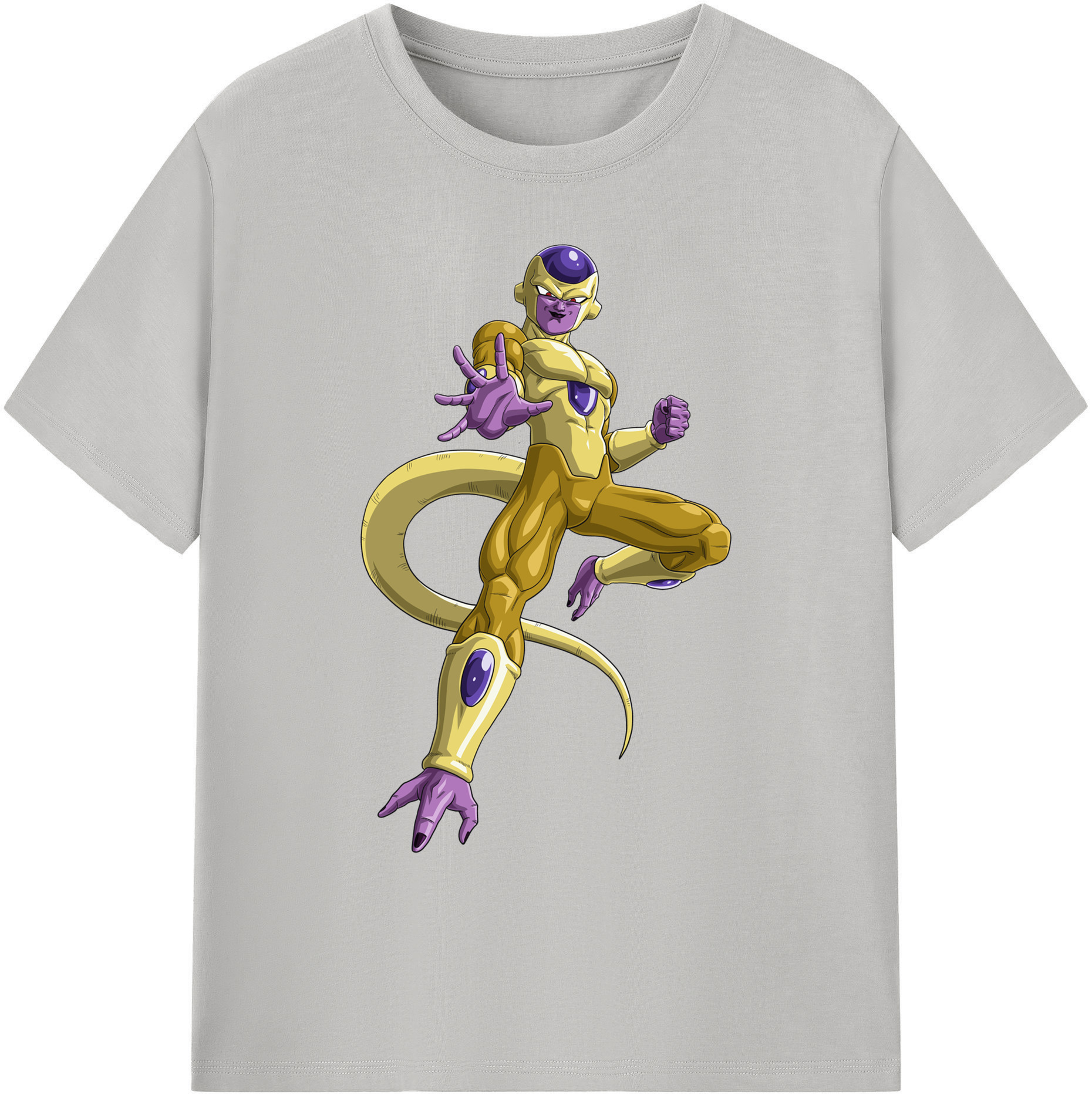 （画像用） ドラゴンボール フリーザ DRAGON BALL Frieza 綿100％ メンズ半袖Tシャツ｜肌触りやわらか＆通気性