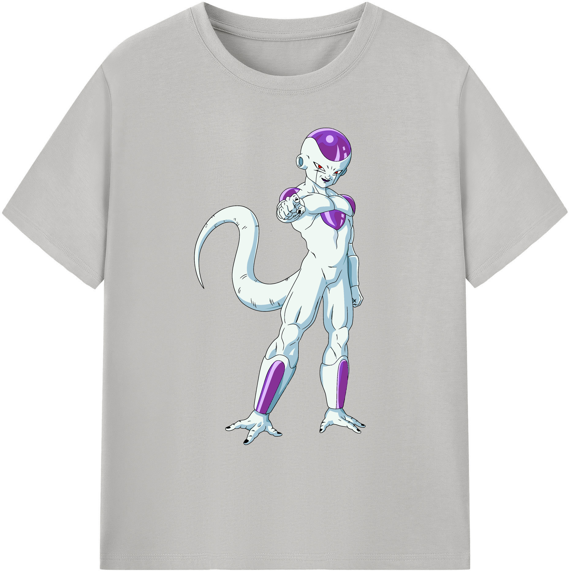 （画像用） ドラゴンボール フリーザ DRAGON BALL Frieza 綿100％ メンズ半袖Tシャツ｜肌触りやわらか＆通気性