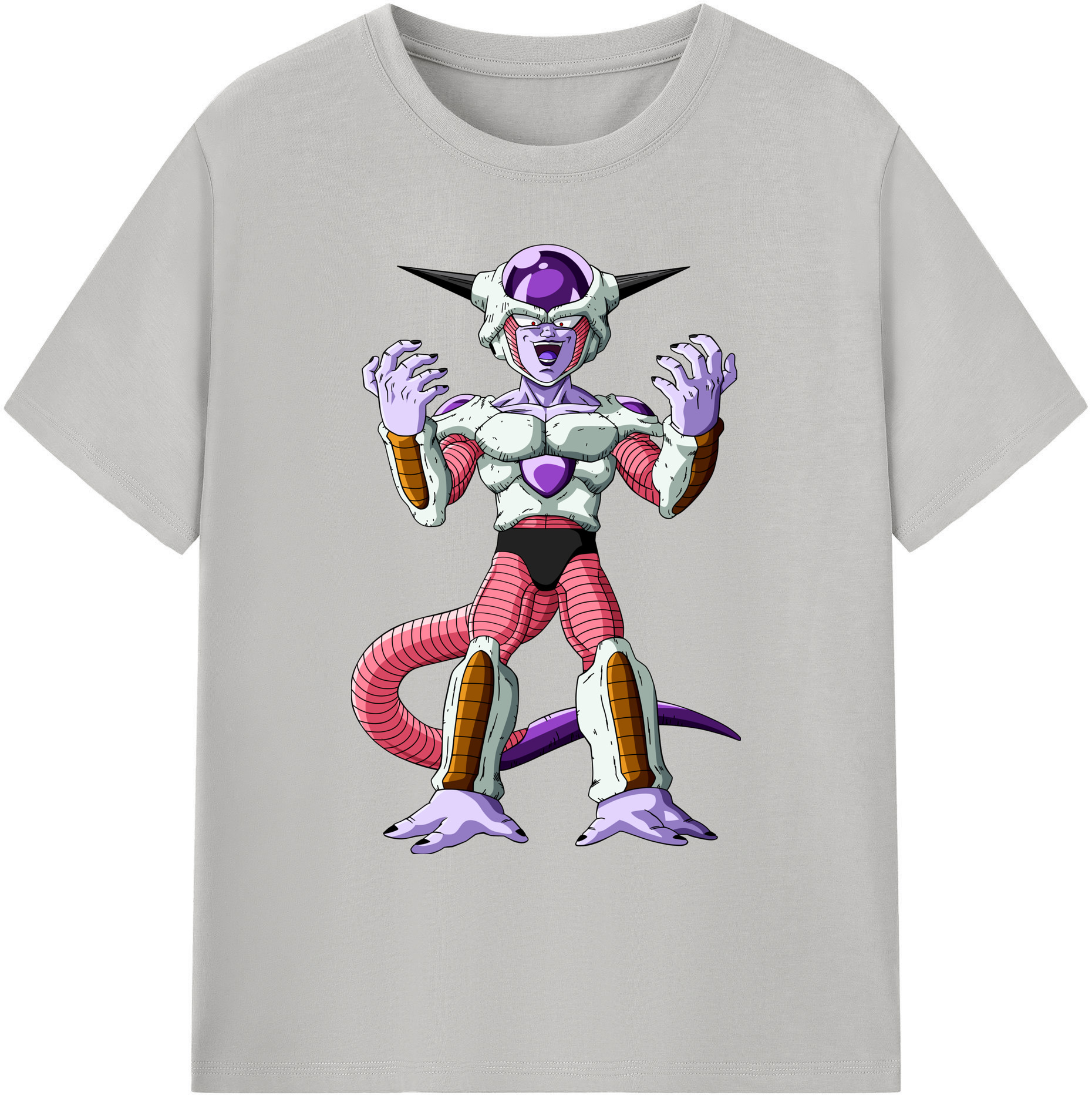 （画像用） ドラゴンボール フリーザ DRAGON BALL Frieza 綿100％ メンズ半袖Tシャツ｜肌触りやわらか＆通気性