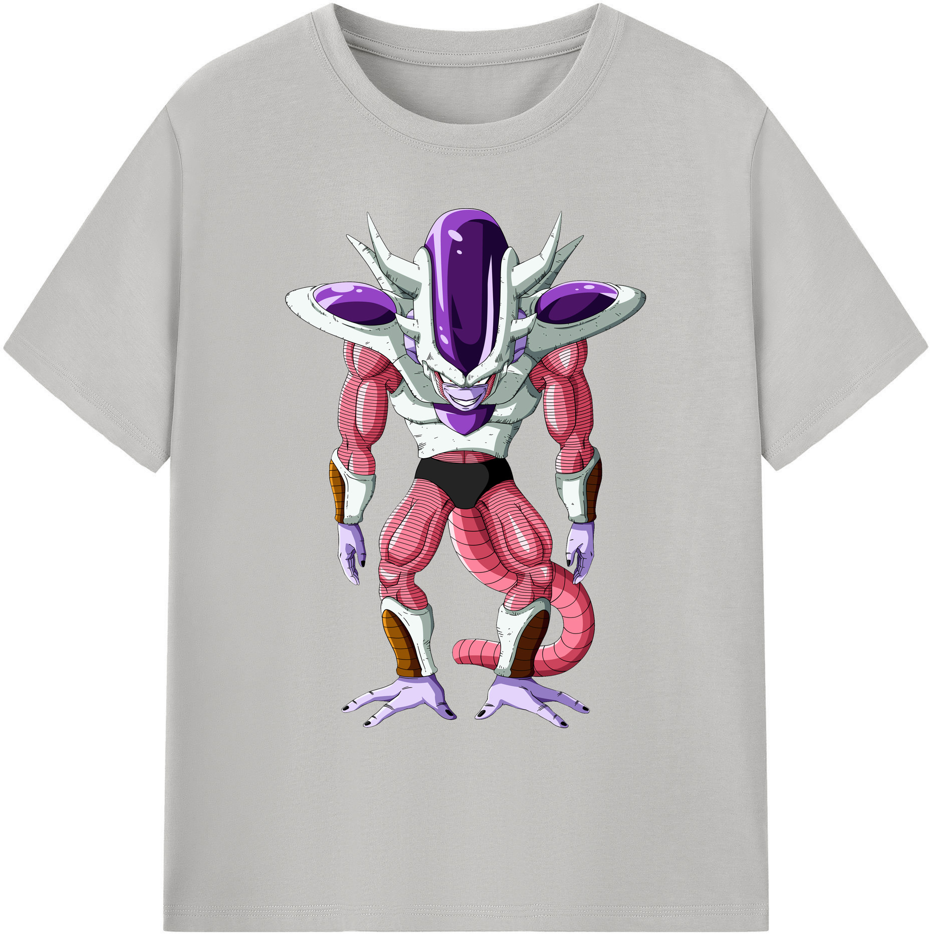 （画像用） ドラゴンボール フリーザ DRAGON BALL Frieza 綿100％ メンズ半袖Tシャツ｜肌触りやわらか＆通気性