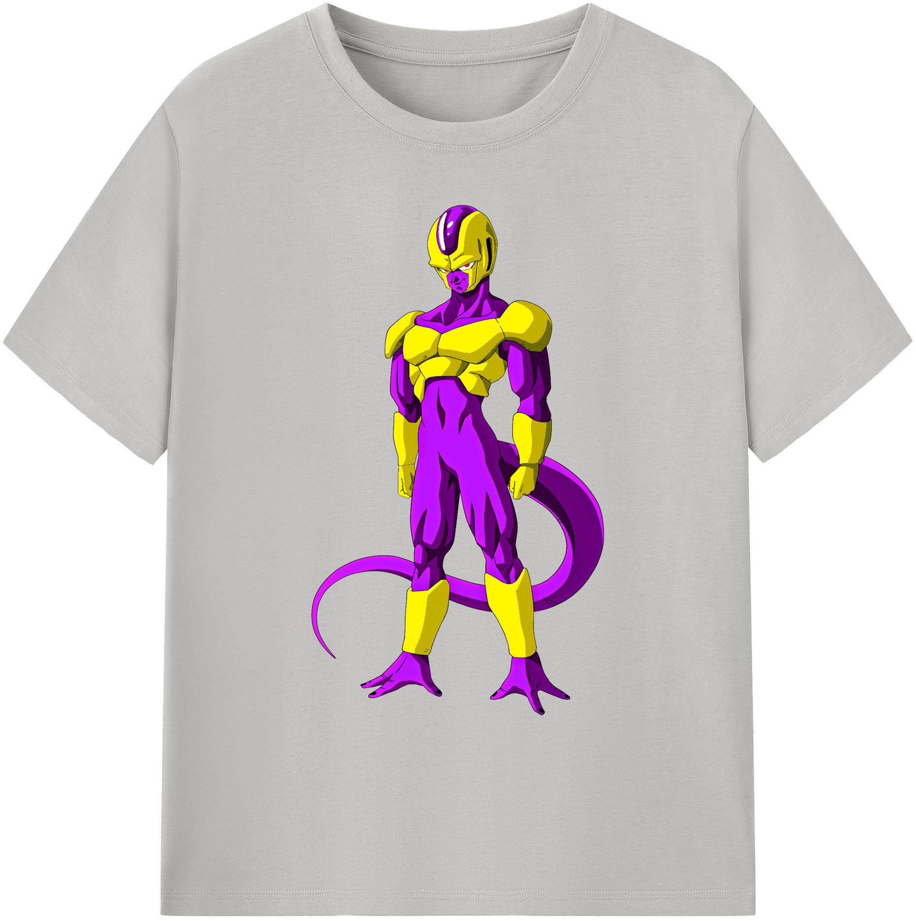 （画像用） ドラゴンボール フリーザ DRAGON BALL Frieza 綿100％ メンズ半袖Tシャツ｜肌触りやわらか＆通気性