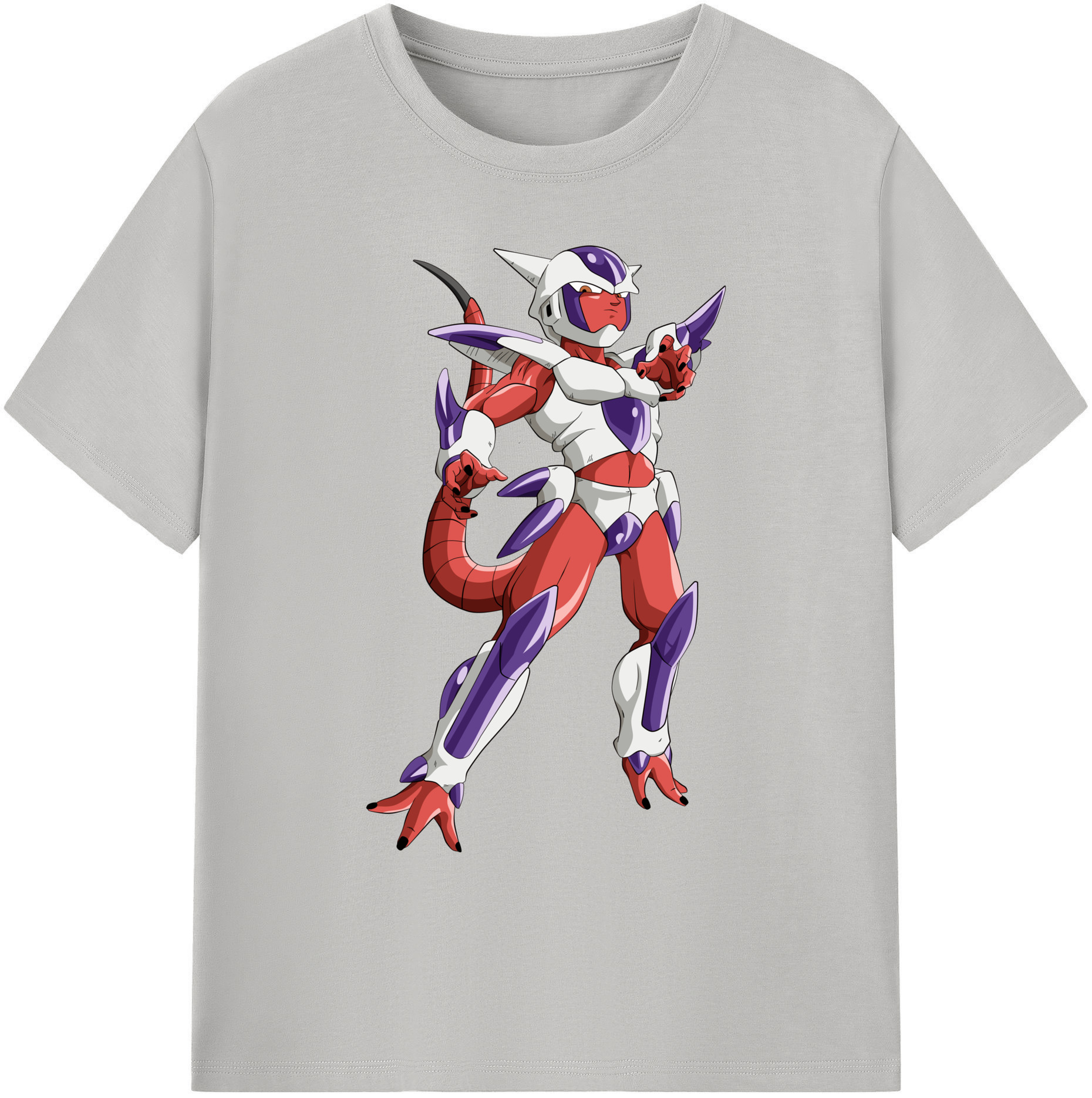 （画像用） ドラゴンボール フリーザ DRAGON BALL Frieza 綿100％ メンズ半袖Tシャツ｜肌触りやわらか＆通気性