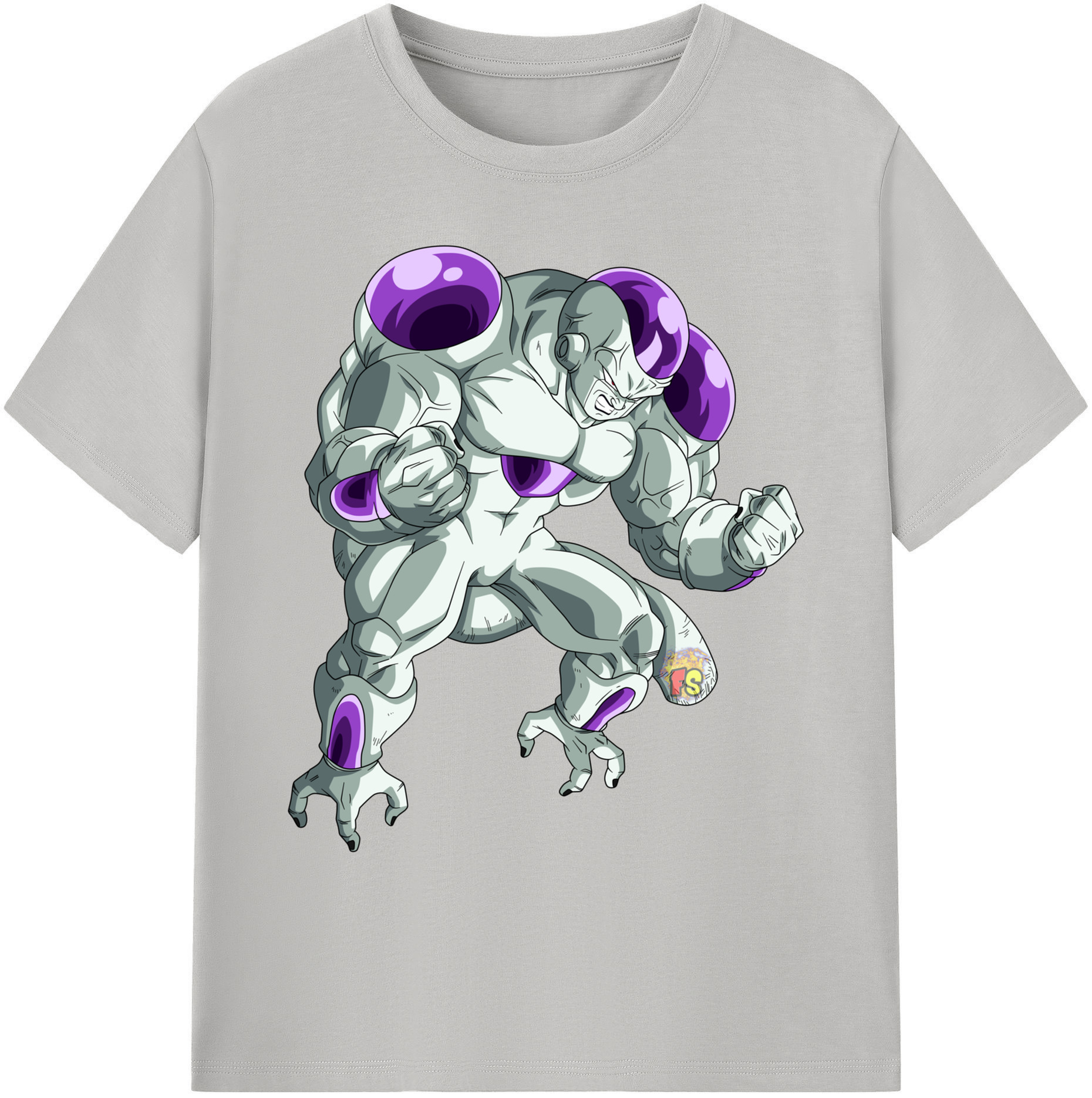 （画像用） ドラゴンボール フリーザ DRAGON BALL Frieza 綿100％ メンズ半袖Tシャツ｜肌触りやわらか＆通気性