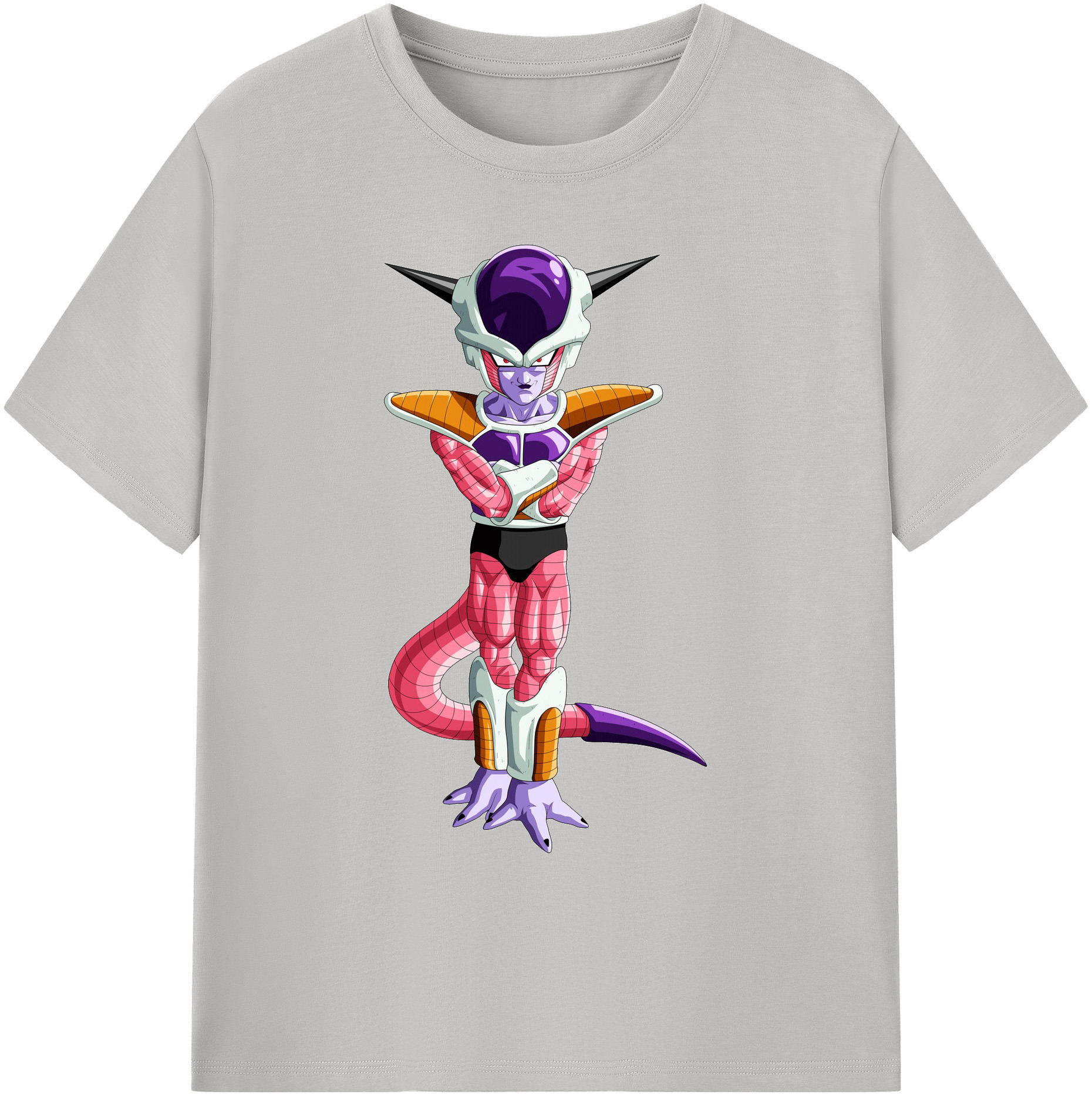 （画像用） ドラゴンボール フリーザ DRAGON BALL Frieza 綿100％ メンズ半袖Tシャツ｜肌触りやわらか＆通気性