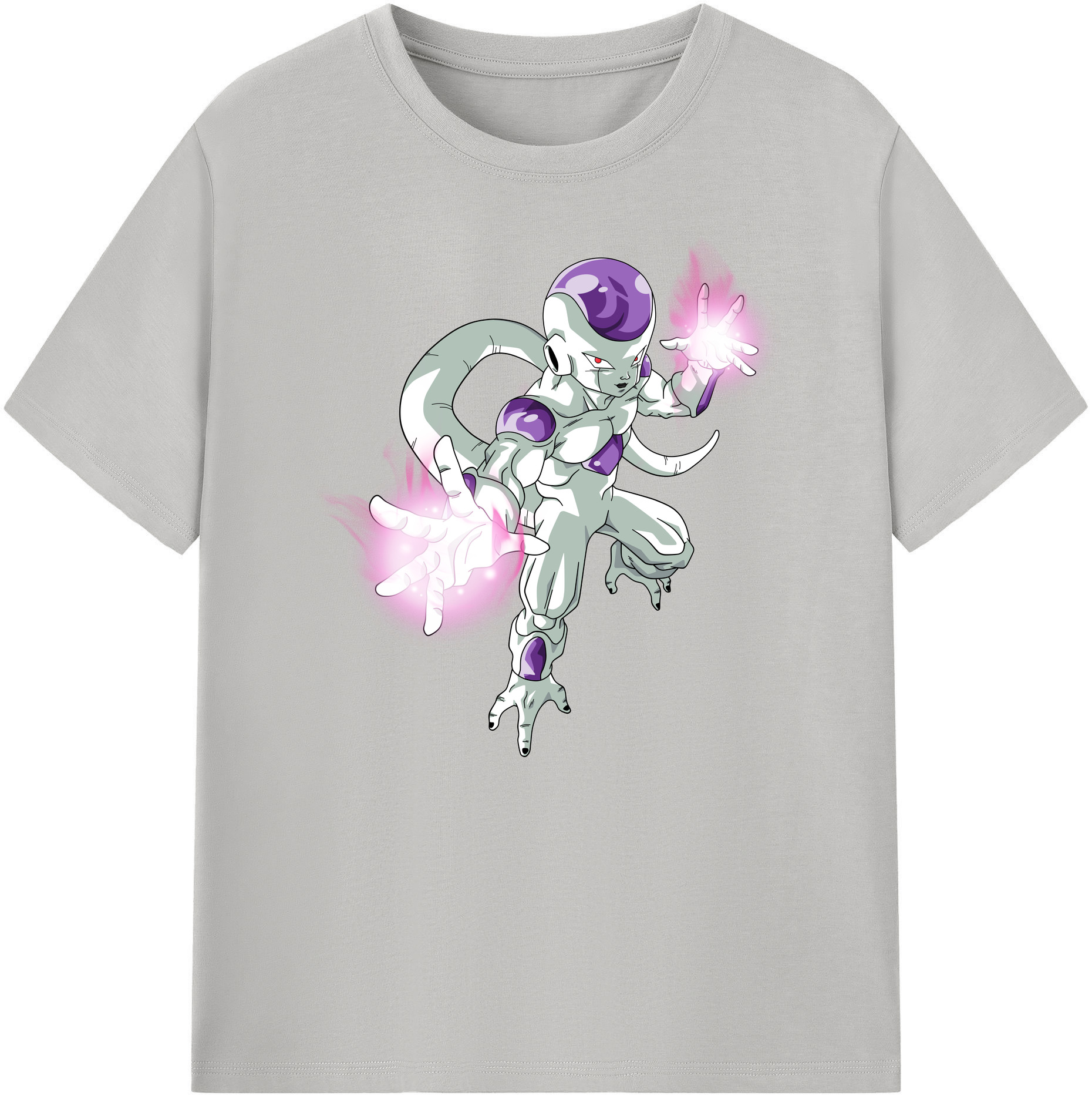 （画像用） ドラゴンボール フリーザ DRAGON BALL Frieza 綿100％ メンズ半袖Tシャツ｜肌触りやわらか＆通気性