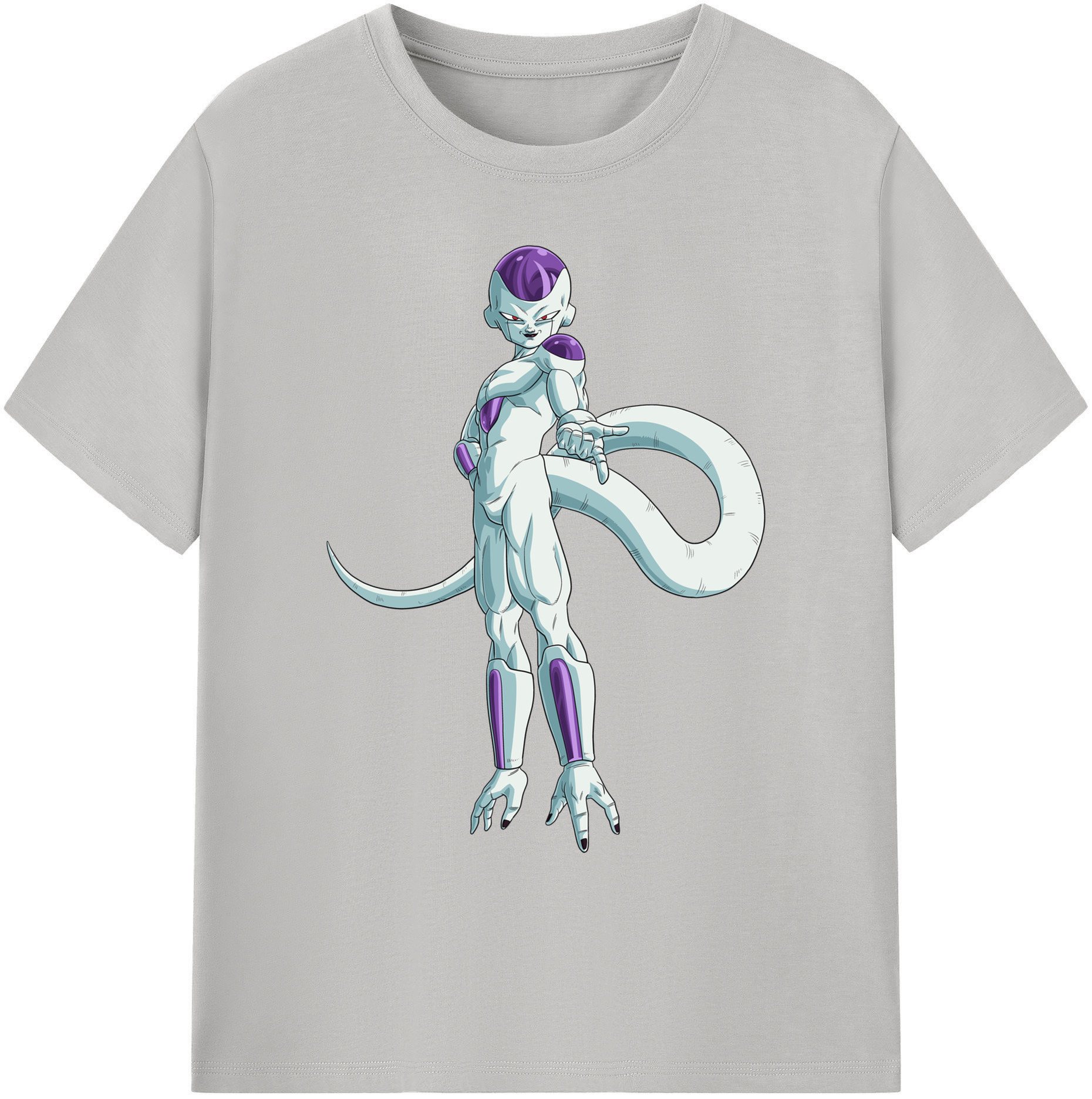 （画像用） ドラゴンボール フリーザ DRAGON BALL Frieza 綿100％ メンズ半袖Tシャツ｜肌触りやわらか＆通気性