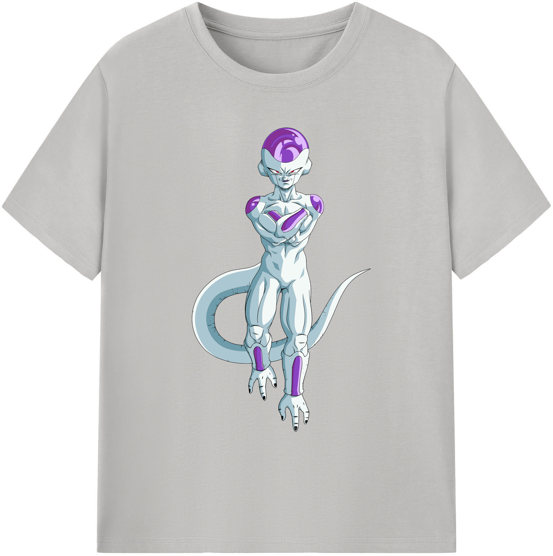 （画像用） ドラゴンボール フリーザ DRAGON BALL Frieza 綿100％ メンズ半袖Tシャツ｜肌触りやわらか＆通気性